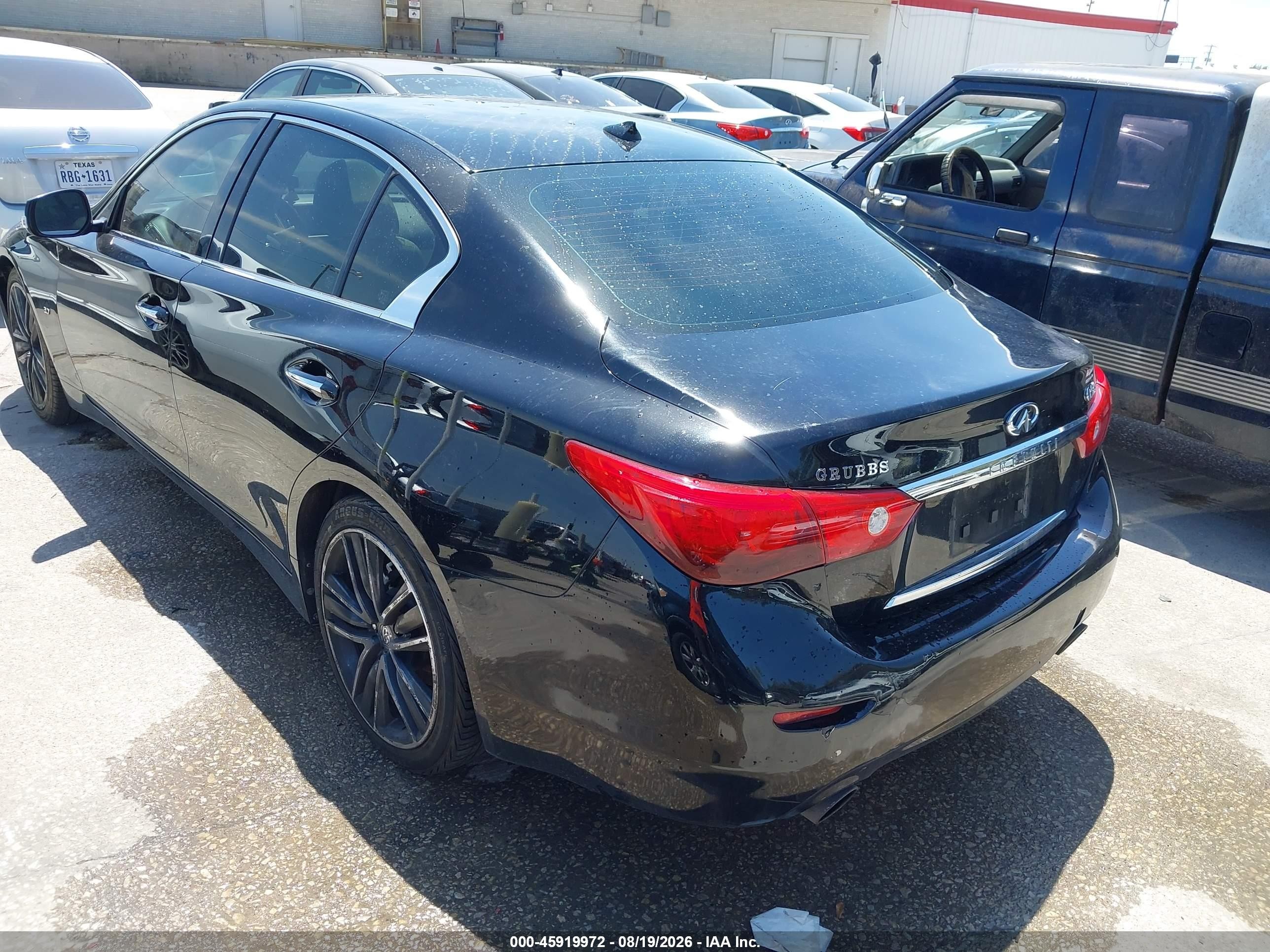 2015 Infiniti Q50 Premium Black vin: JN1BV7APXFM335415