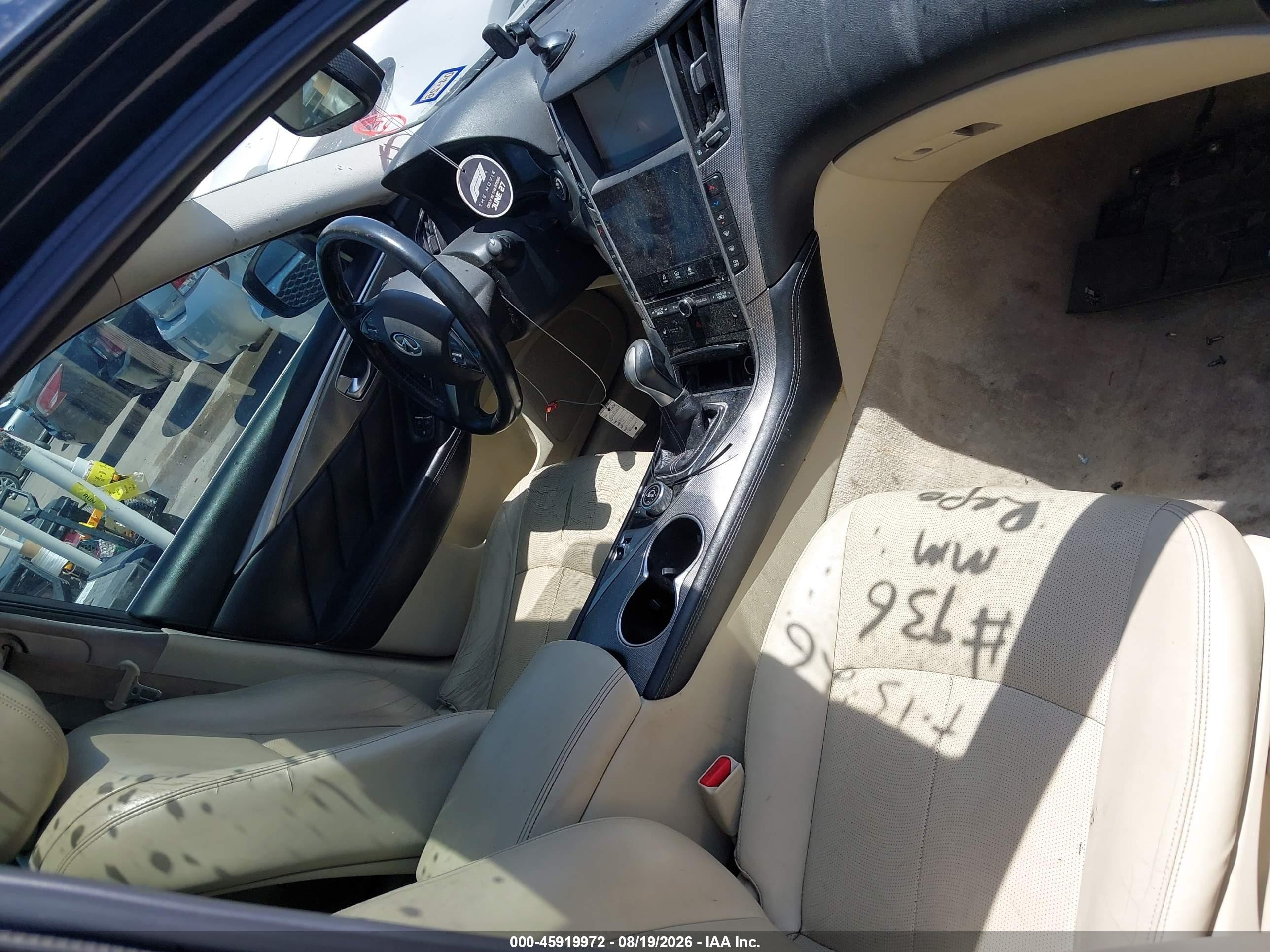 2015 Infiniti Q50 Premium Black vin: JN1BV7APXFM335415