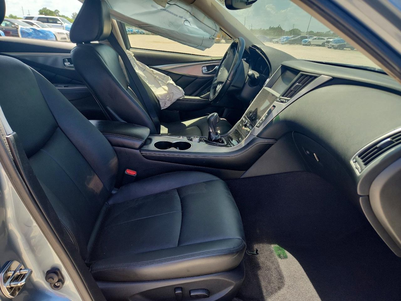 2015 Infiniti Q50 Premium Blue vin: JN1BV7APXFM339352
