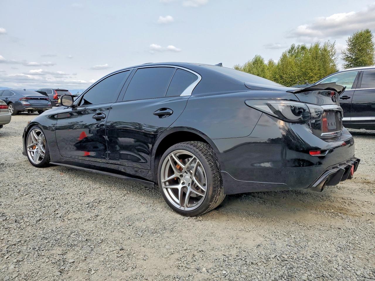 2015 Infiniti Q50 Sport Black vin: JN1BV7APXFM343787