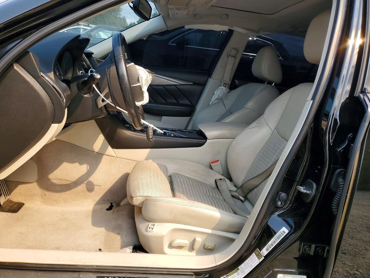 2015 Infiniti Q50 Sport Black vin: JN1BV7APXFM343787