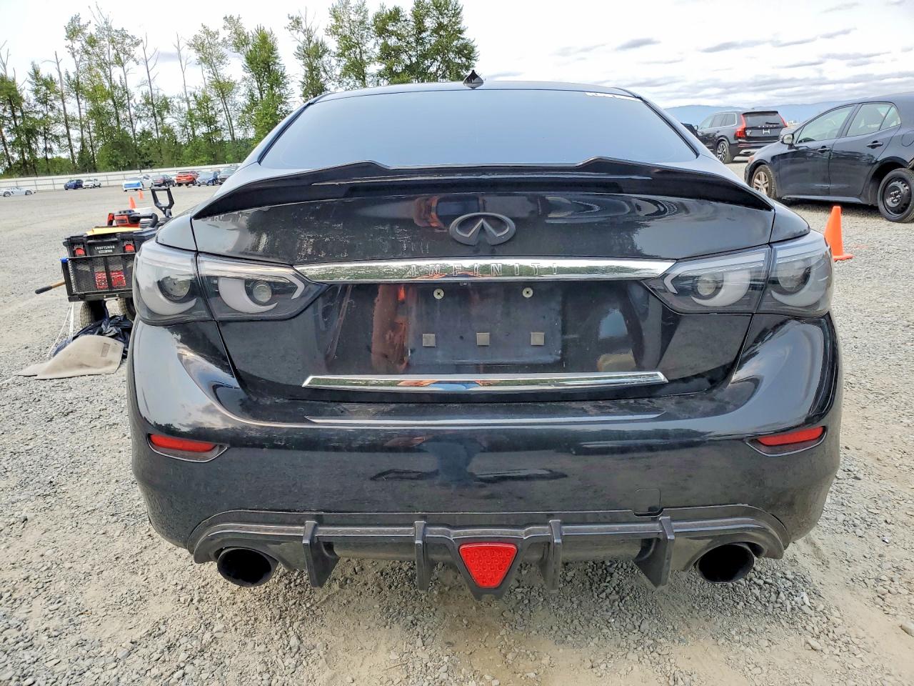 2015 Infiniti Q50 Sport Black vin: JN1BV7APXFM343787