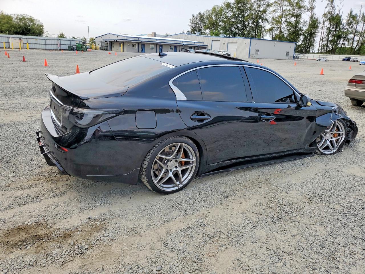 2015 Infiniti Q50 Sport Black vin: JN1BV7APXFM343787