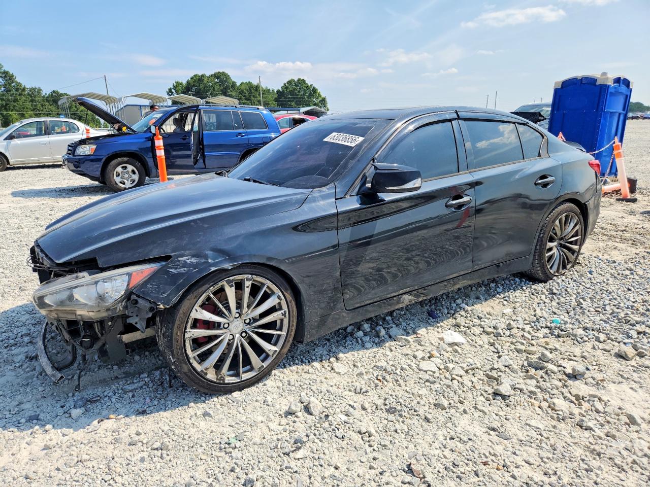2015 Infiniti Q50 Premium Black vin: JN1BV7APXFM356863