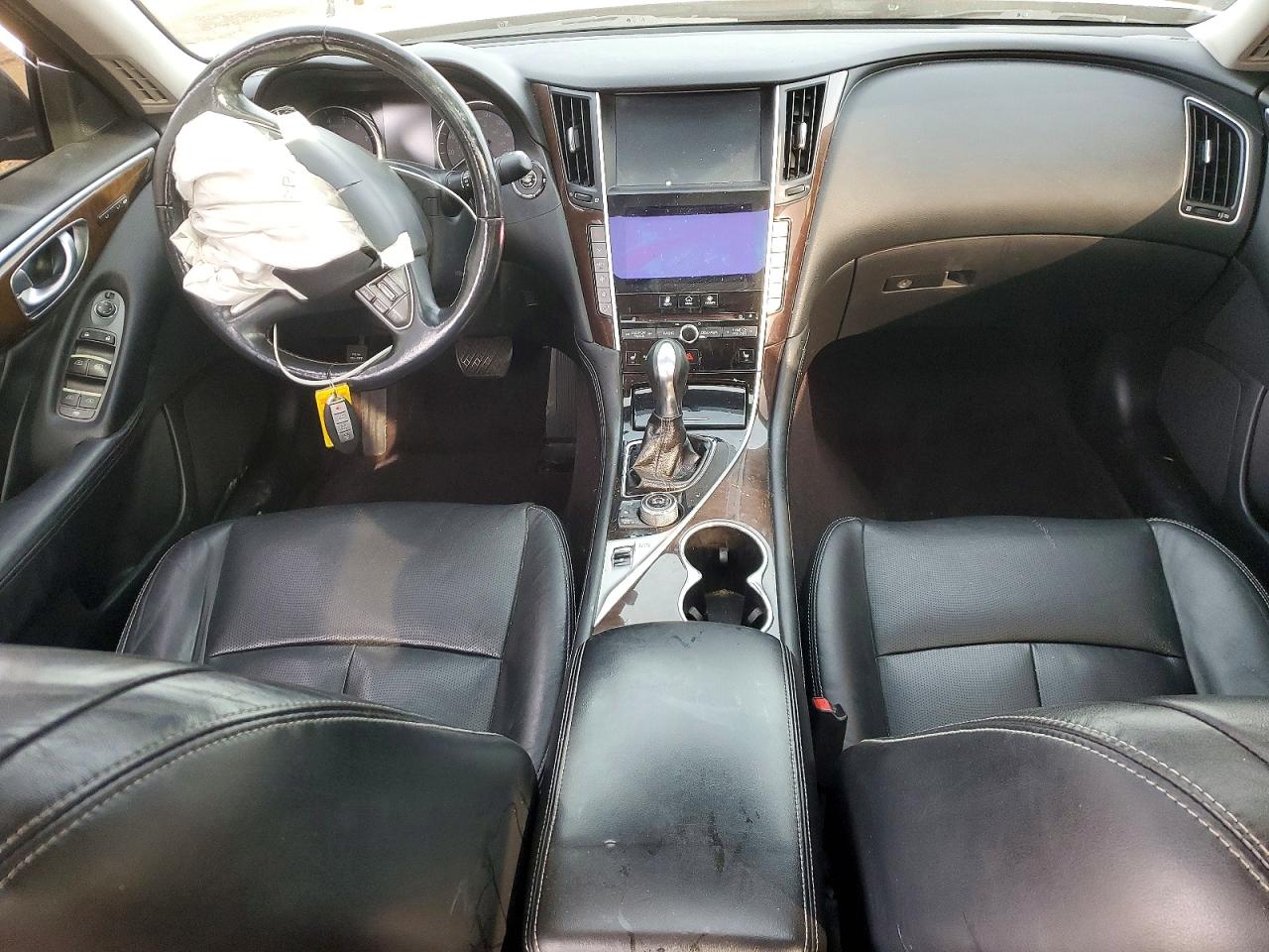 2014 Infiniti Q50 Base Silver vin: JN1BV7AR0EM684793