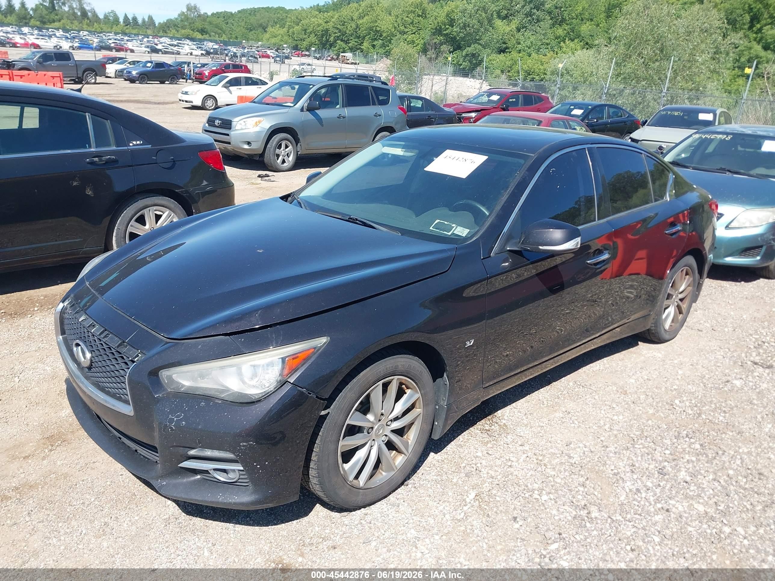 2014 Infiniti Q50 Premium Purple vin: JN1BV7AR0EM689881