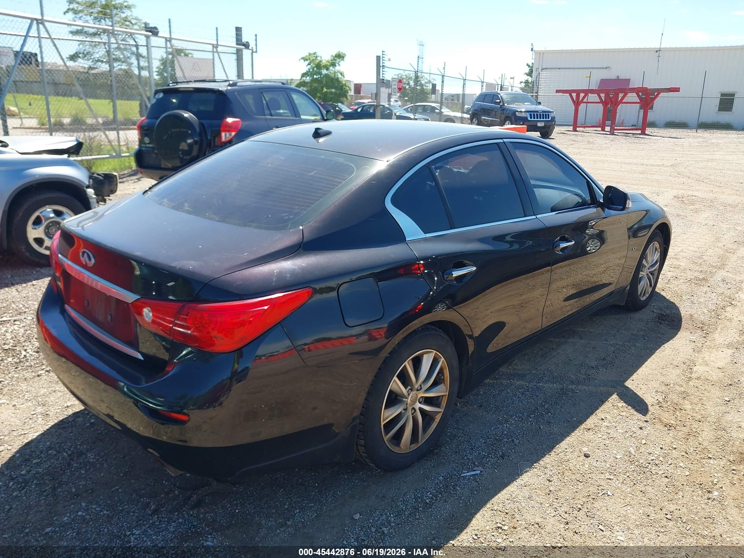 2014 Infiniti Q50 Premium Purple vin: JN1BV7AR0EM689881