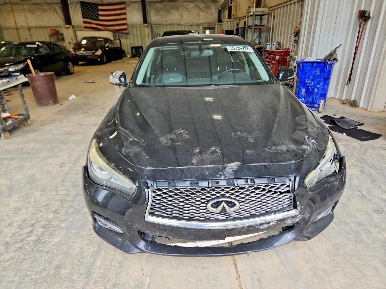 2014 Infiniti Q50 Premium Black vin: JN1BV7AR0EM702113