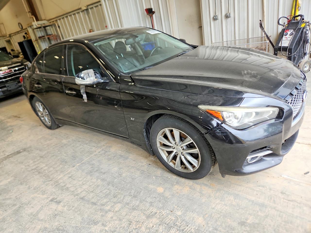 2014 Infiniti Q50 Premium Black vin: JN1BV7AR0EM702113