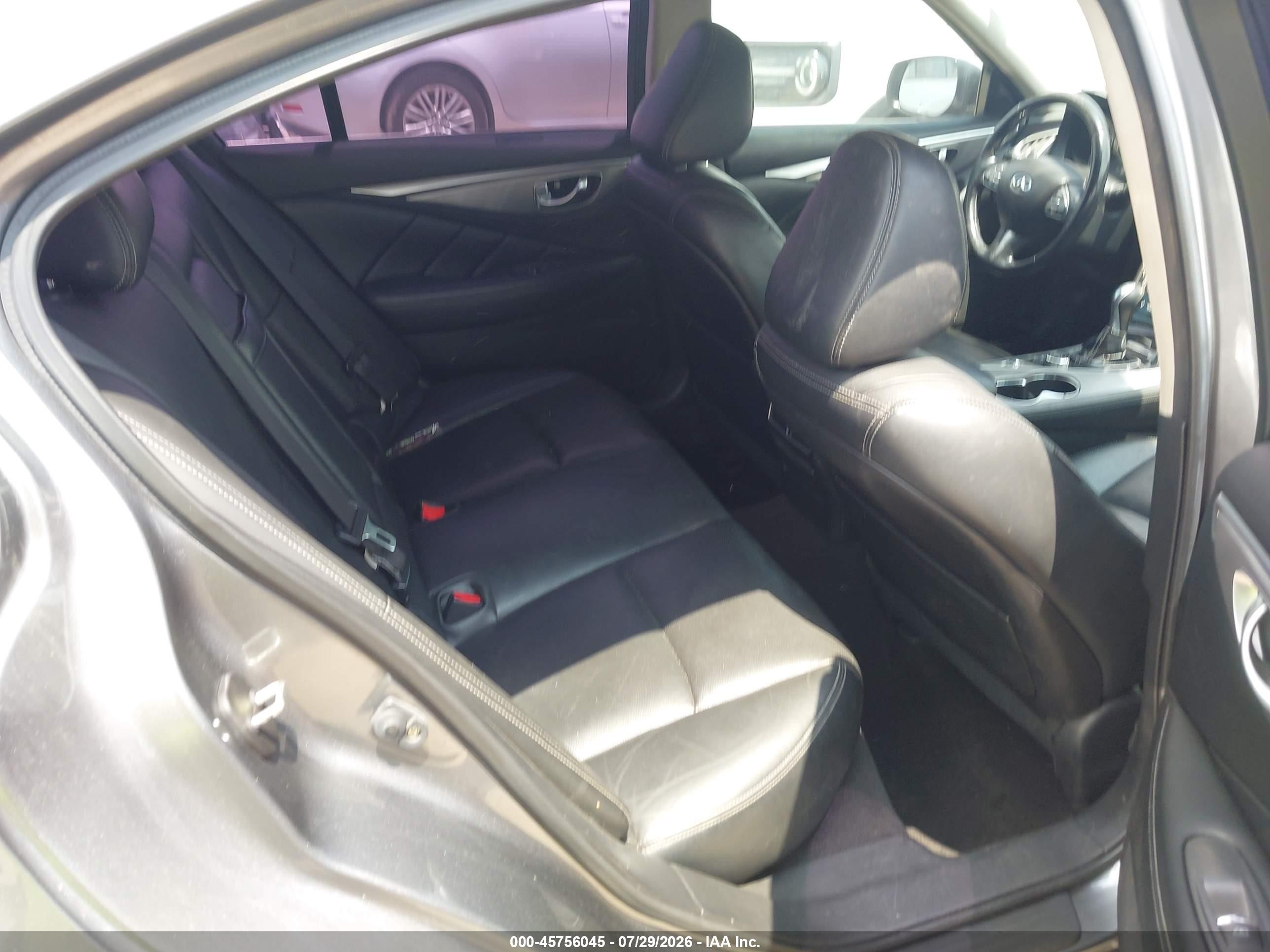 2014 Infiniti Q50 Premium/sport Gray vin: JN1BV7AR0EM707649