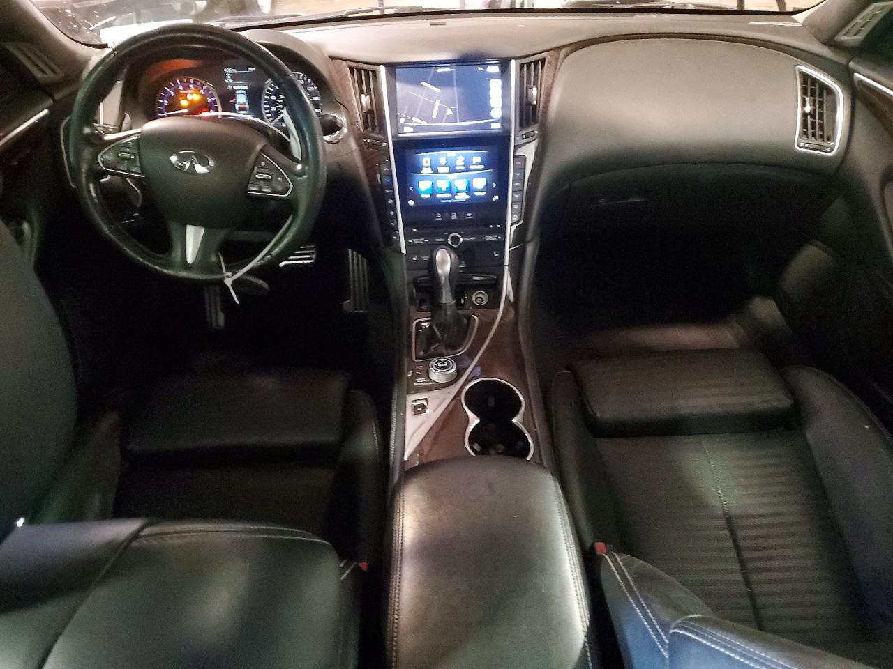 2015 Infiniti Q50 Base Black vin: JN1BV7AR0FM390280