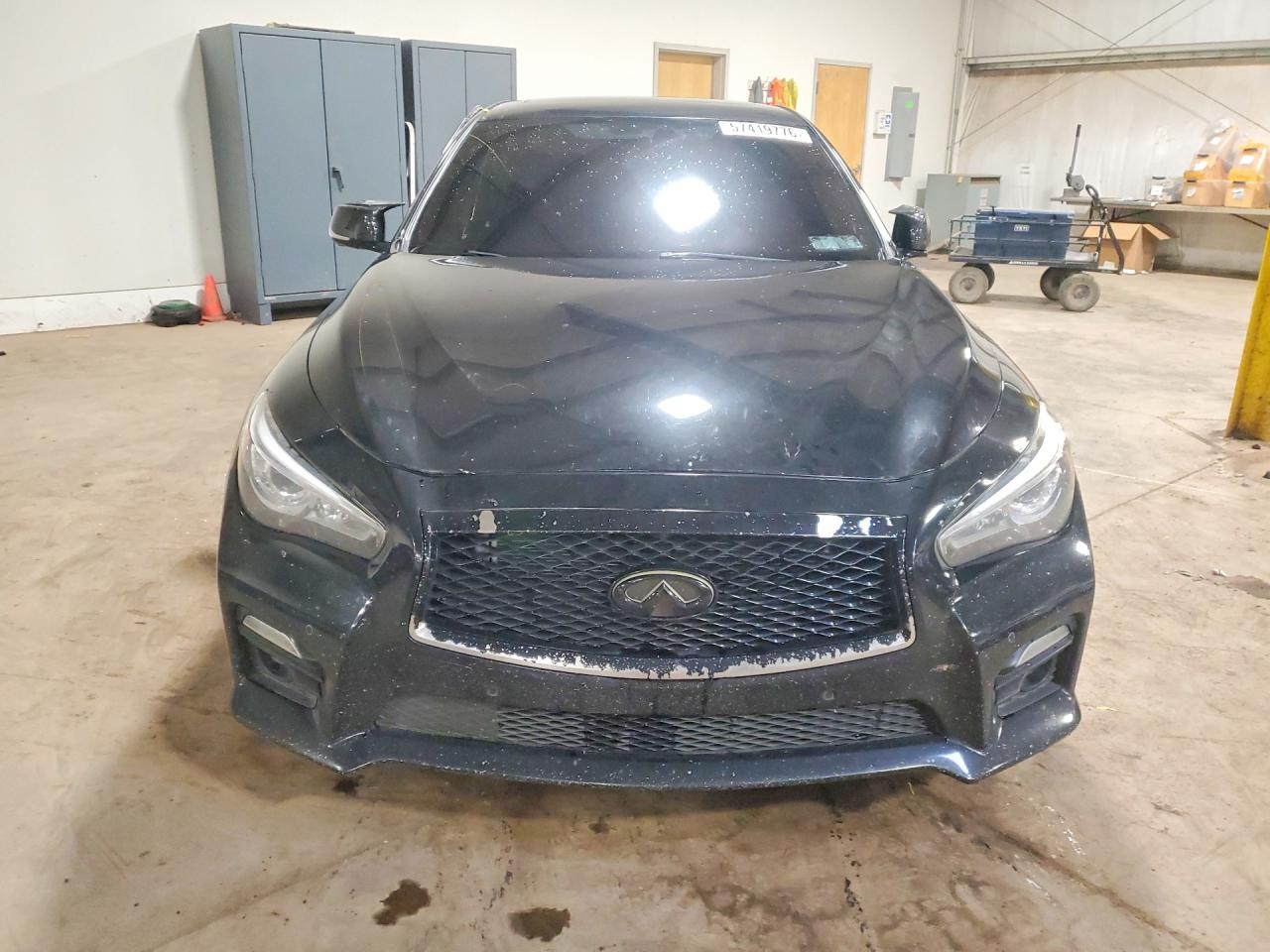 2015 Infiniti Q50 Base Black vin: JN1BV7AR0FM390280