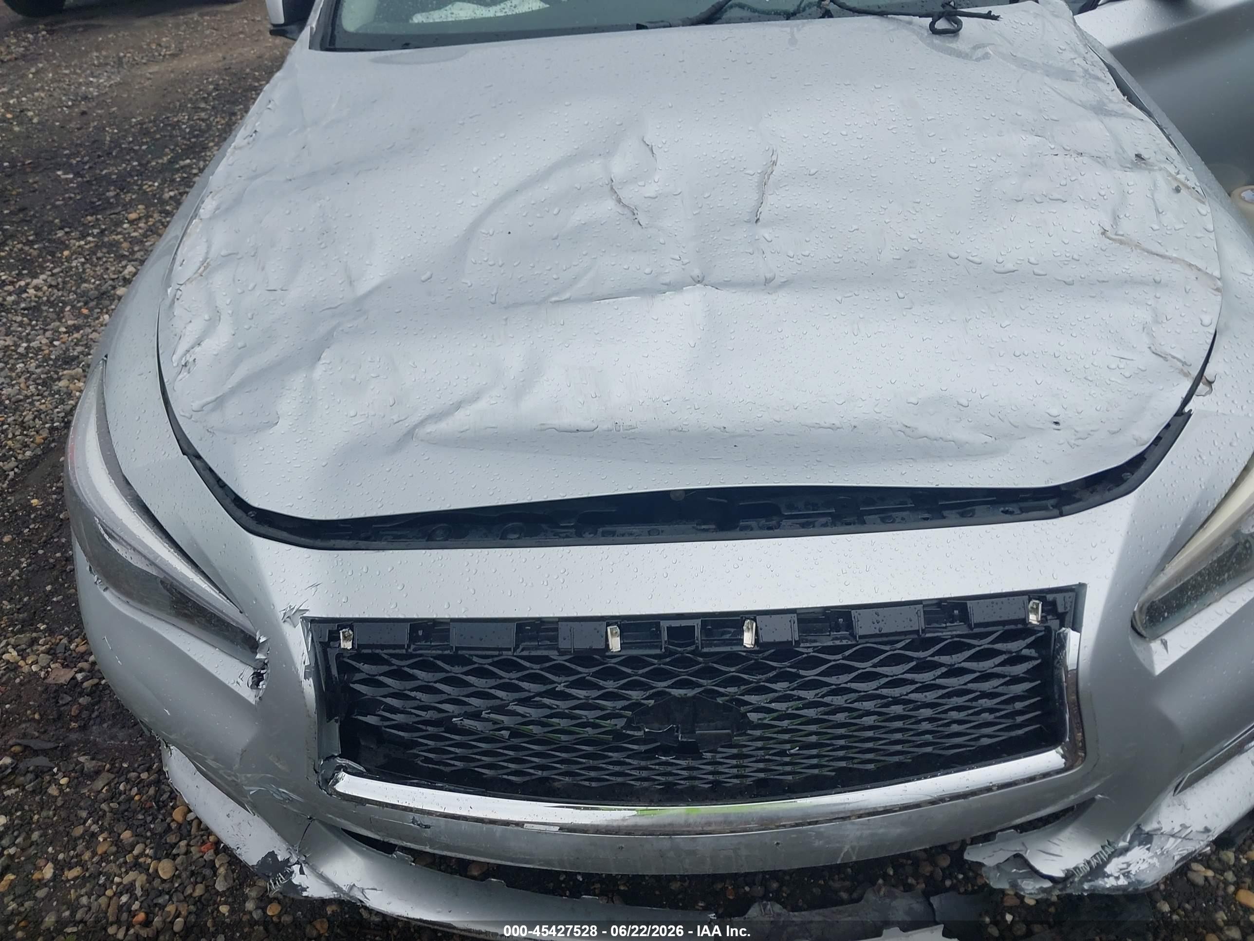 2015 Infiniti Q50 Premium Silver vin: JN1BV7AR0FM403495