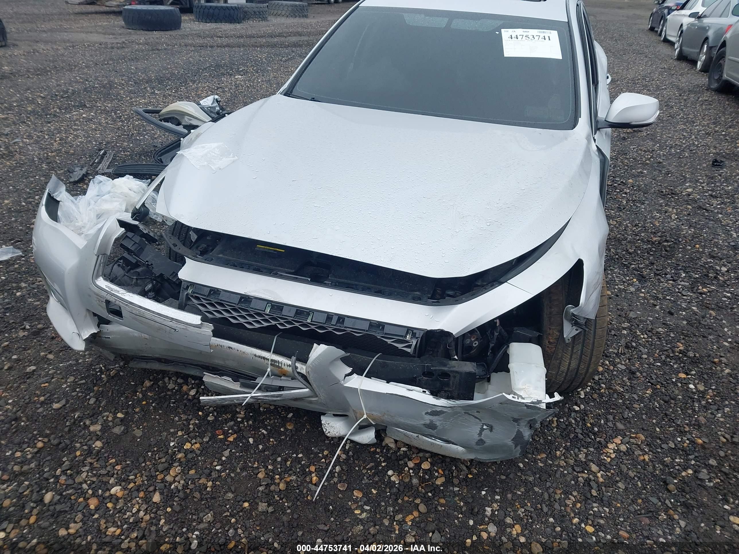 2015 Infiniti Q50 Premium/sport Silver vin: JN1BV7AR0FM405876