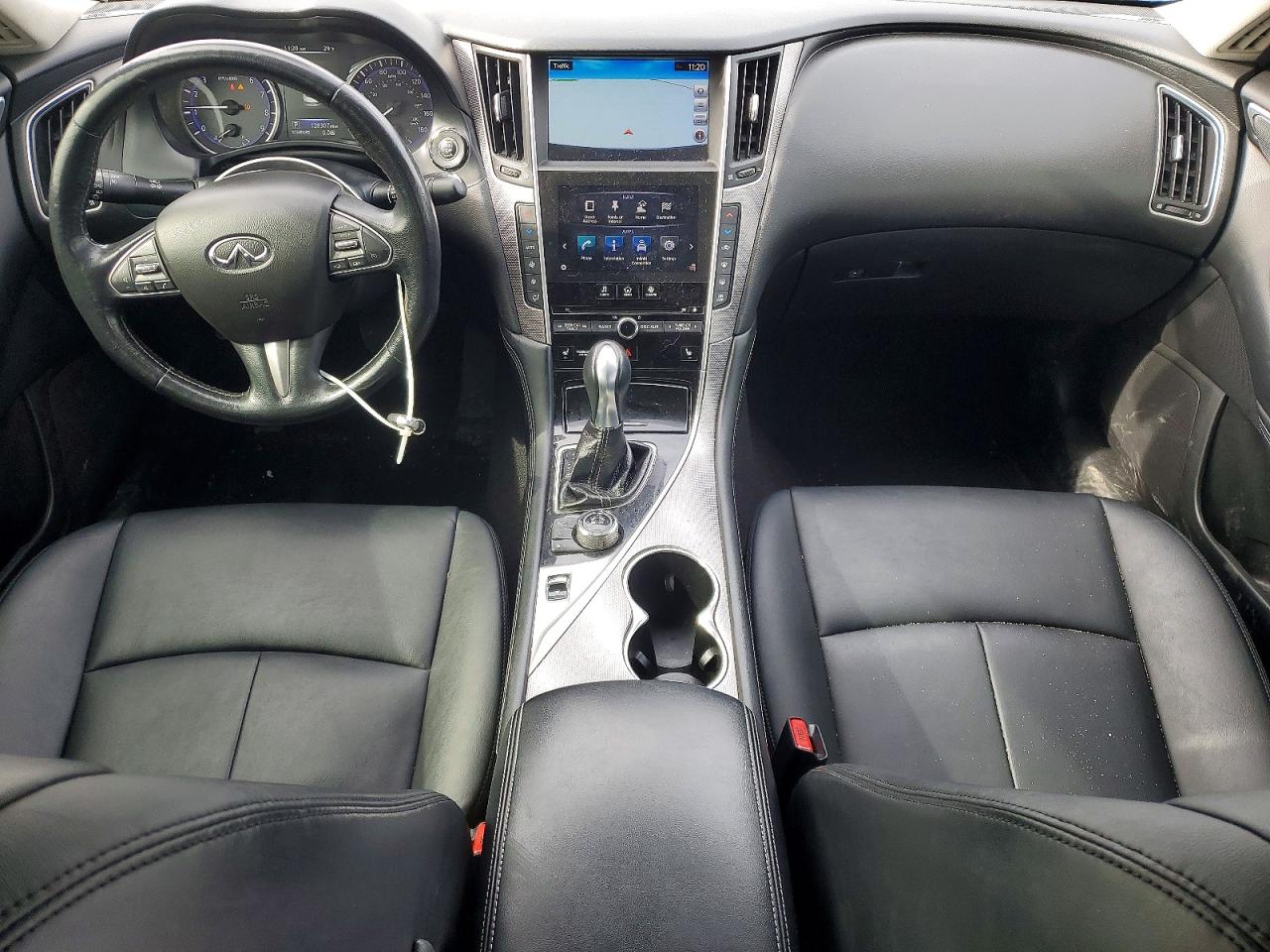 2015 Infiniti Q50 Premium Blue vin: JN1BV7AR0FM406591