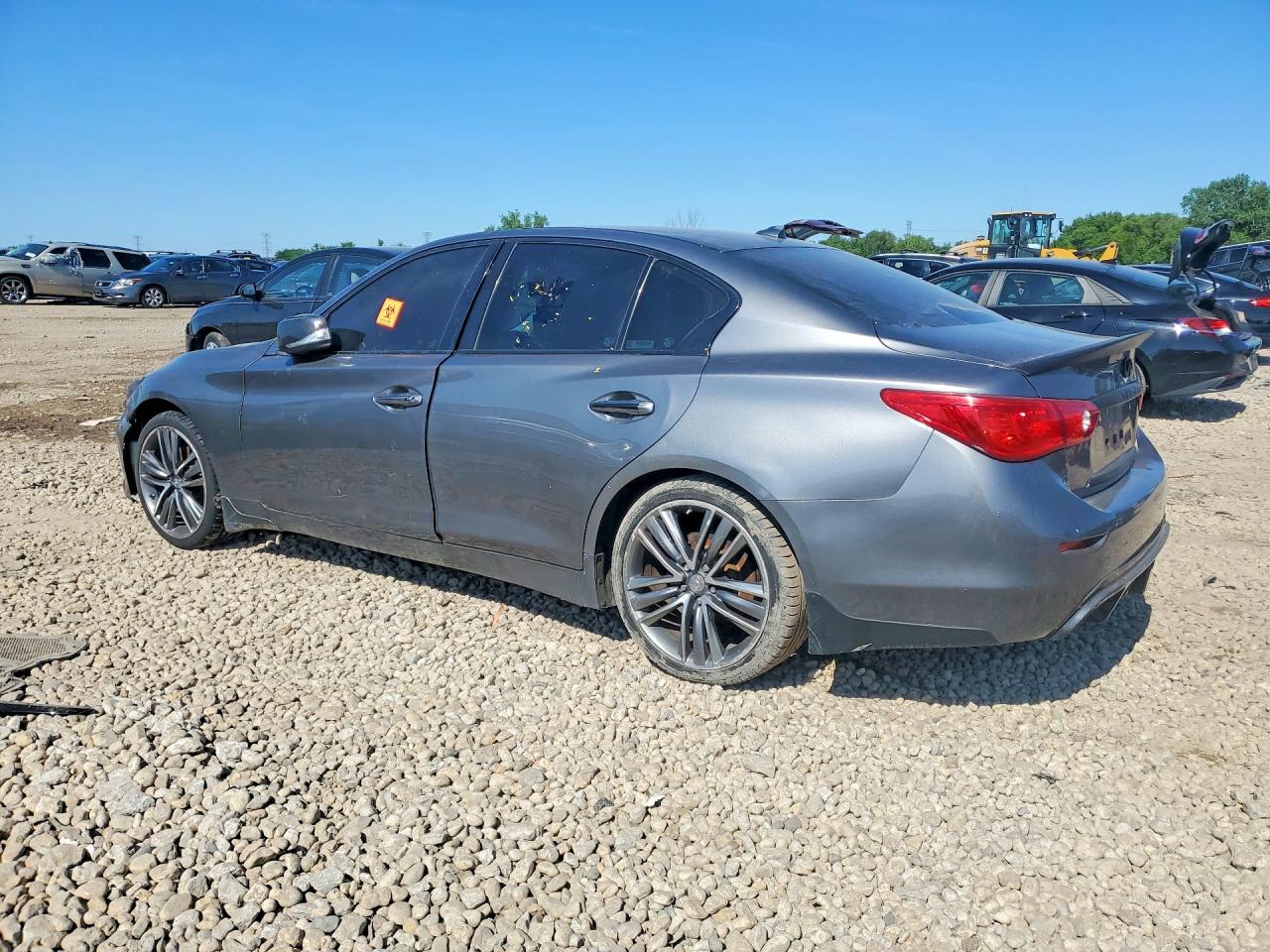 2015 Infiniti Q50 Premium Gray vin: JN1BV7AR0FM408762