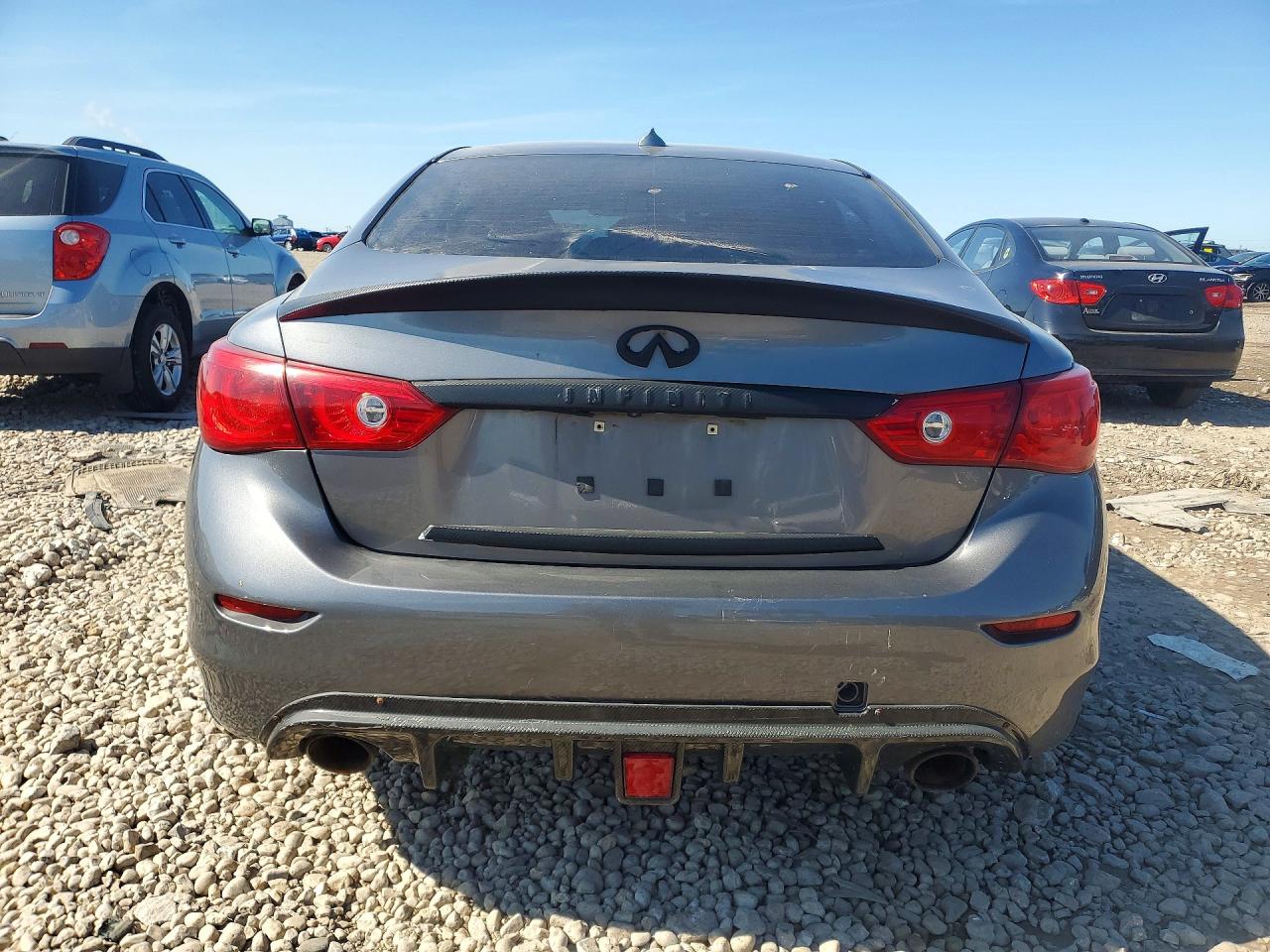 2015 Infiniti Q50 Premium Gray vin: JN1BV7AR0FM408762
