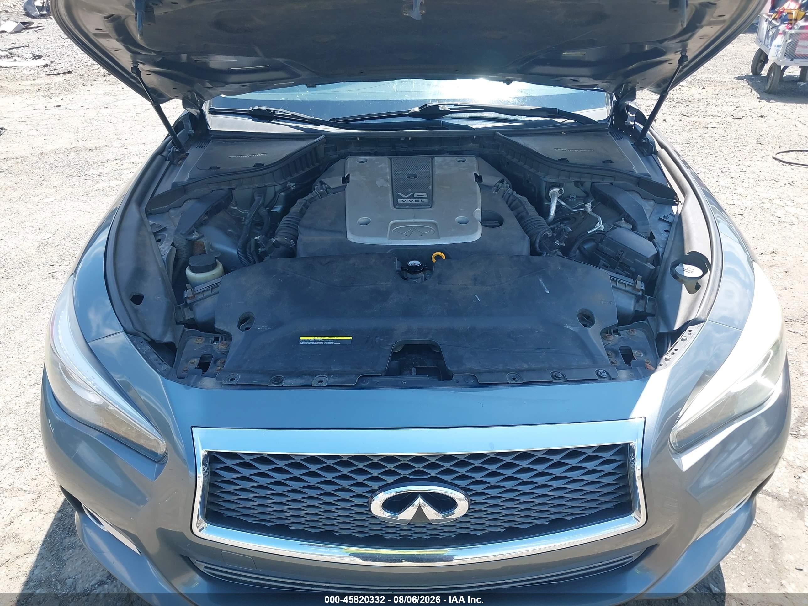 2015 Infiniti Q50 Premium Gray vin: JN1BV7AR0FM414089