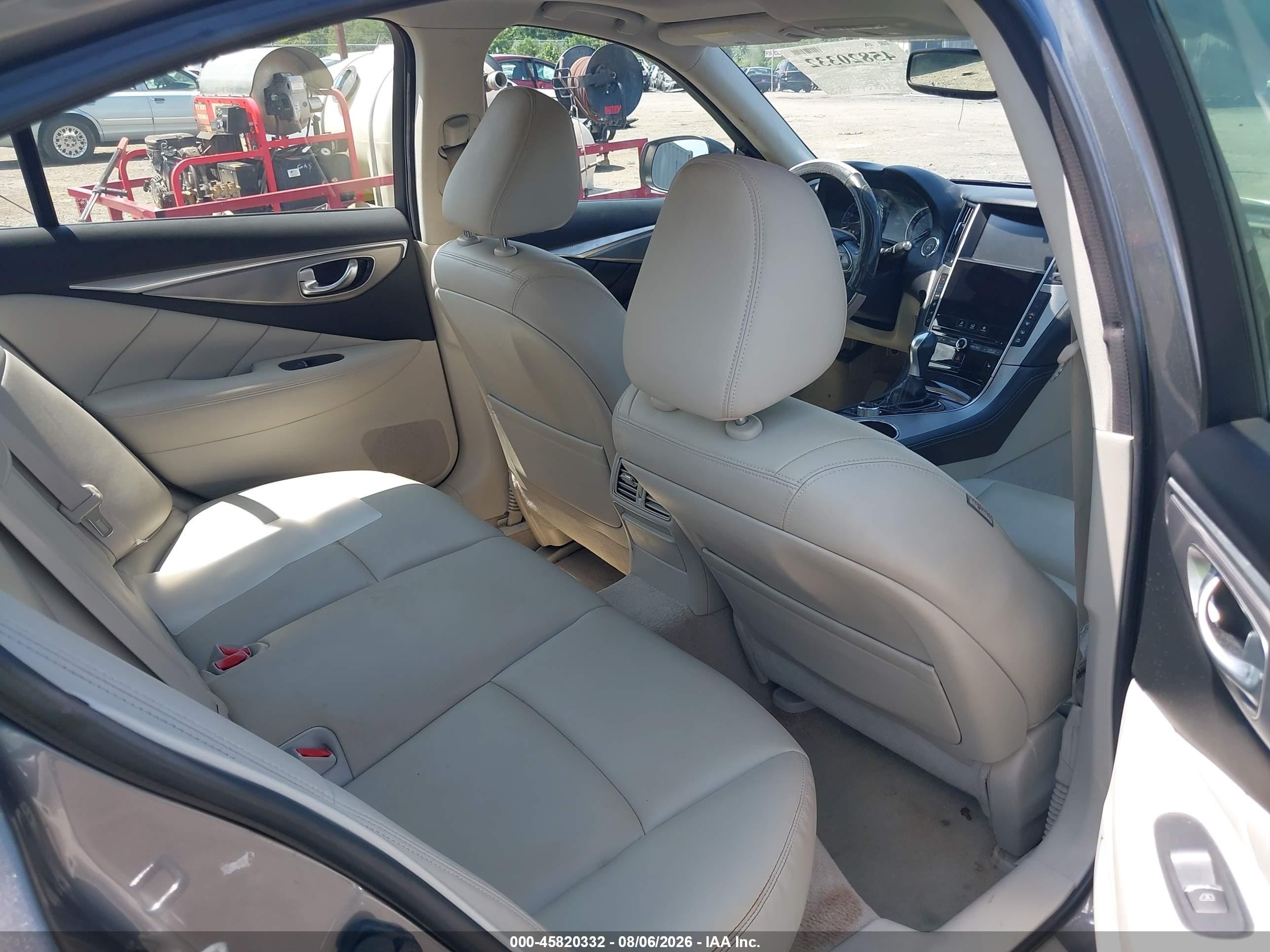 2015 Infiniti Q50 Premium Gray vin: JN1BV7AR0FM414089
