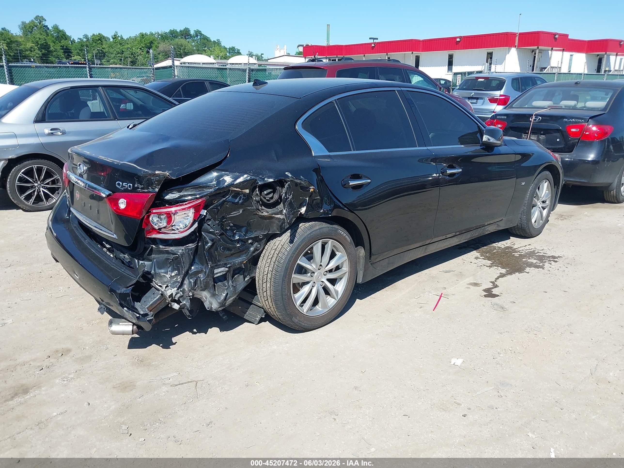 2015 Infiniti Q50 Premium Black vin: JN1BV7AR0FM420216