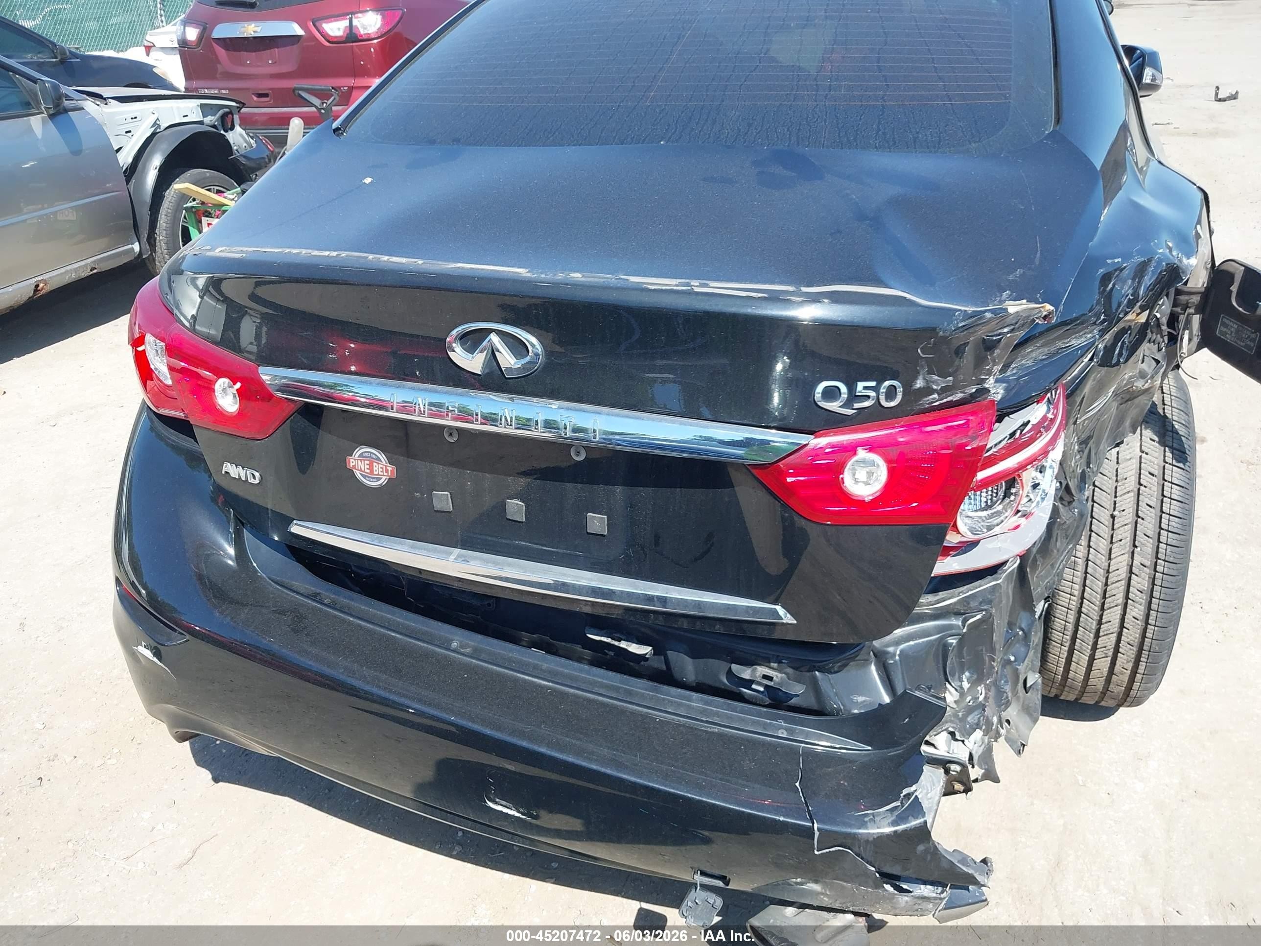2015 Infiniti Q50 Premium Black vin: JN1BV7AR0FM420216