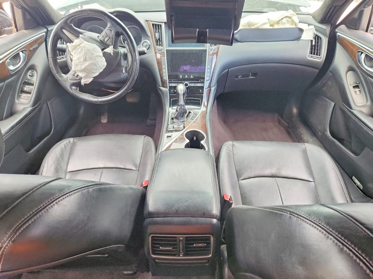 2014 Infiniti Q50 Base Black vin: JN1BV7AR1EM681840