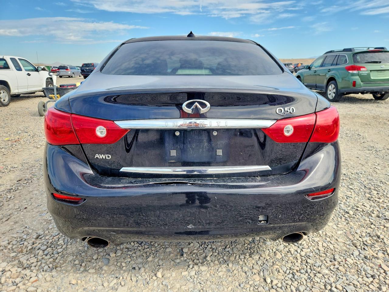 2014 Infiniti Q50 Premium Черный vin: JN1BV7AR1EM689470