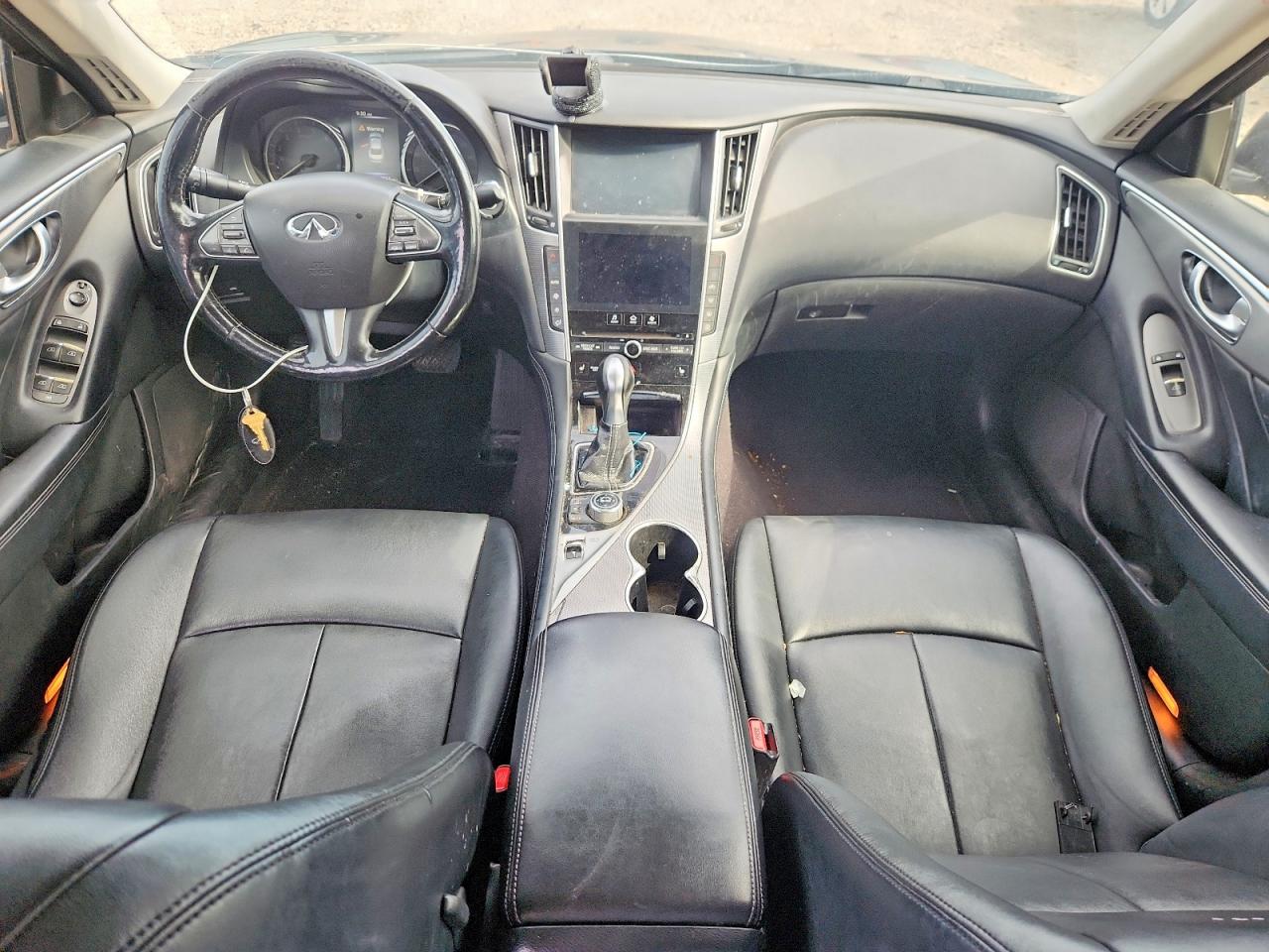 2014 Infiniti Q50 Premium Черный vin: JN1BV7AR1EM689470