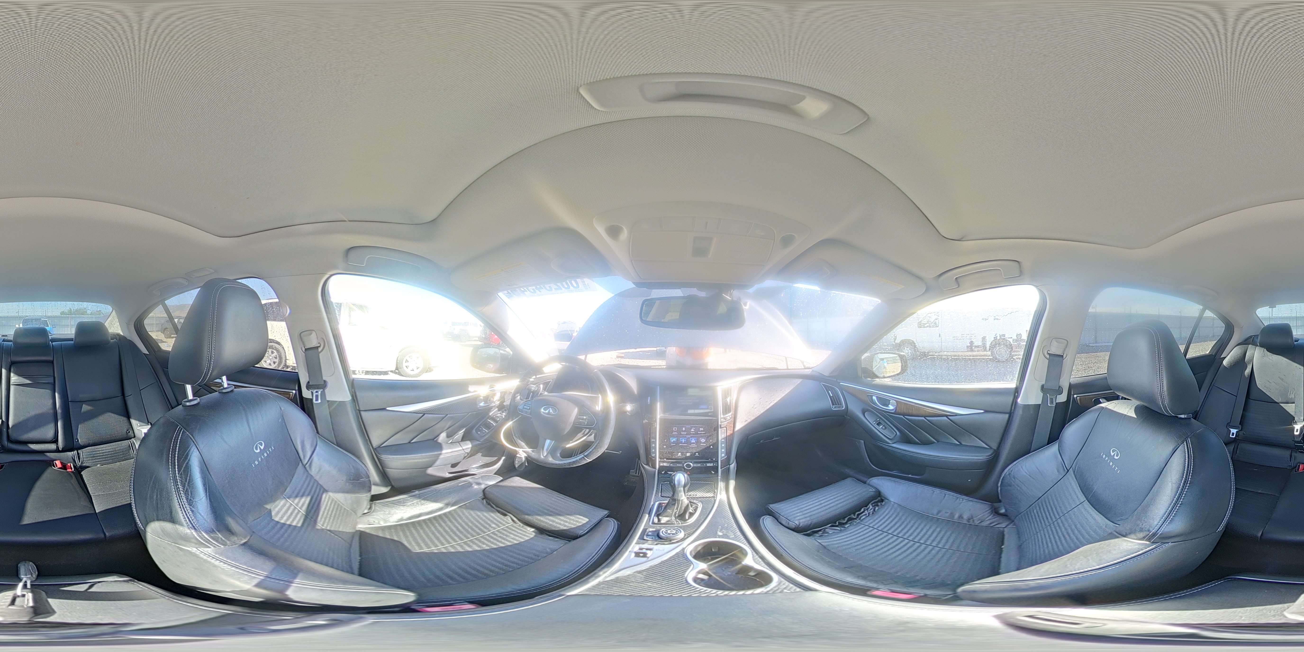 2014 Infiniti Q50 Sport Gray vin: JN1BV7AR1EM689856