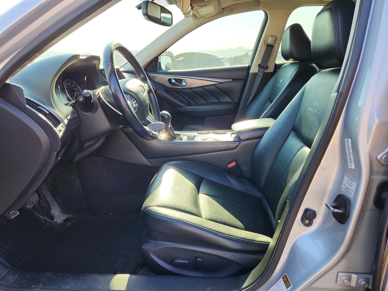 2014 Infiniti Q50 Premium Серебряный vin: JN1BV7AR1EM705165