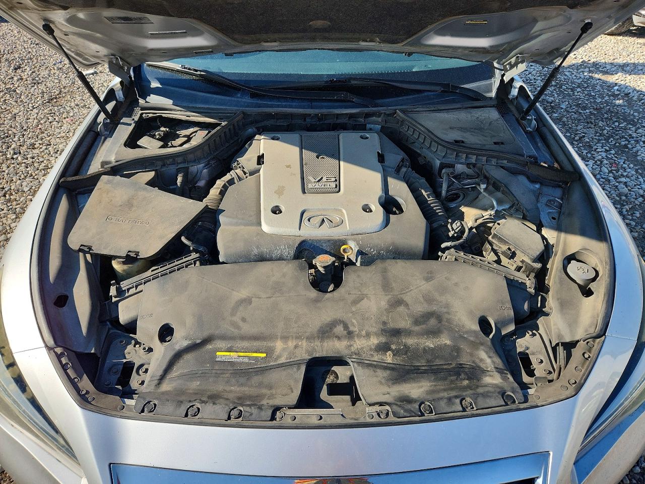 2014 Infiniti Q50 Premium Серебряный vin: JN1BV7AR1EM705165