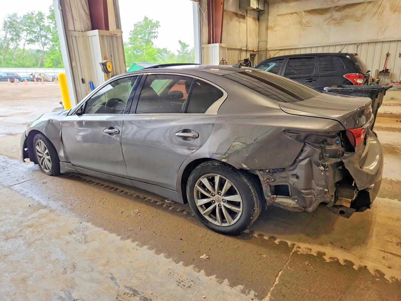 2014 Infiniti Q50 Base Серый vin: JN1BV7AR1EM706350