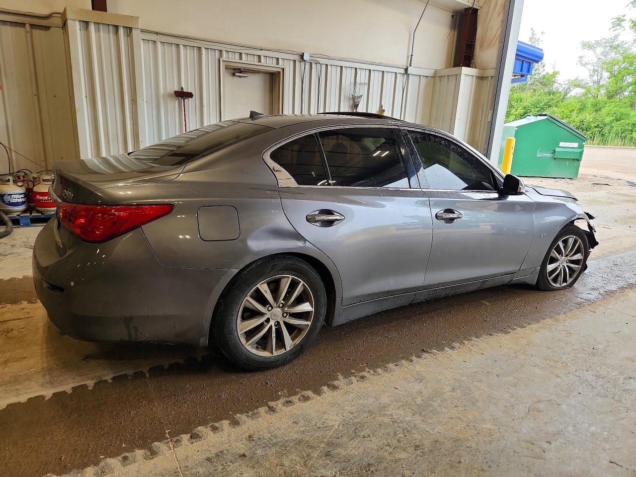 2014 Infiniti Q50 Base Серый vin: JN1BV7AR1EM706350