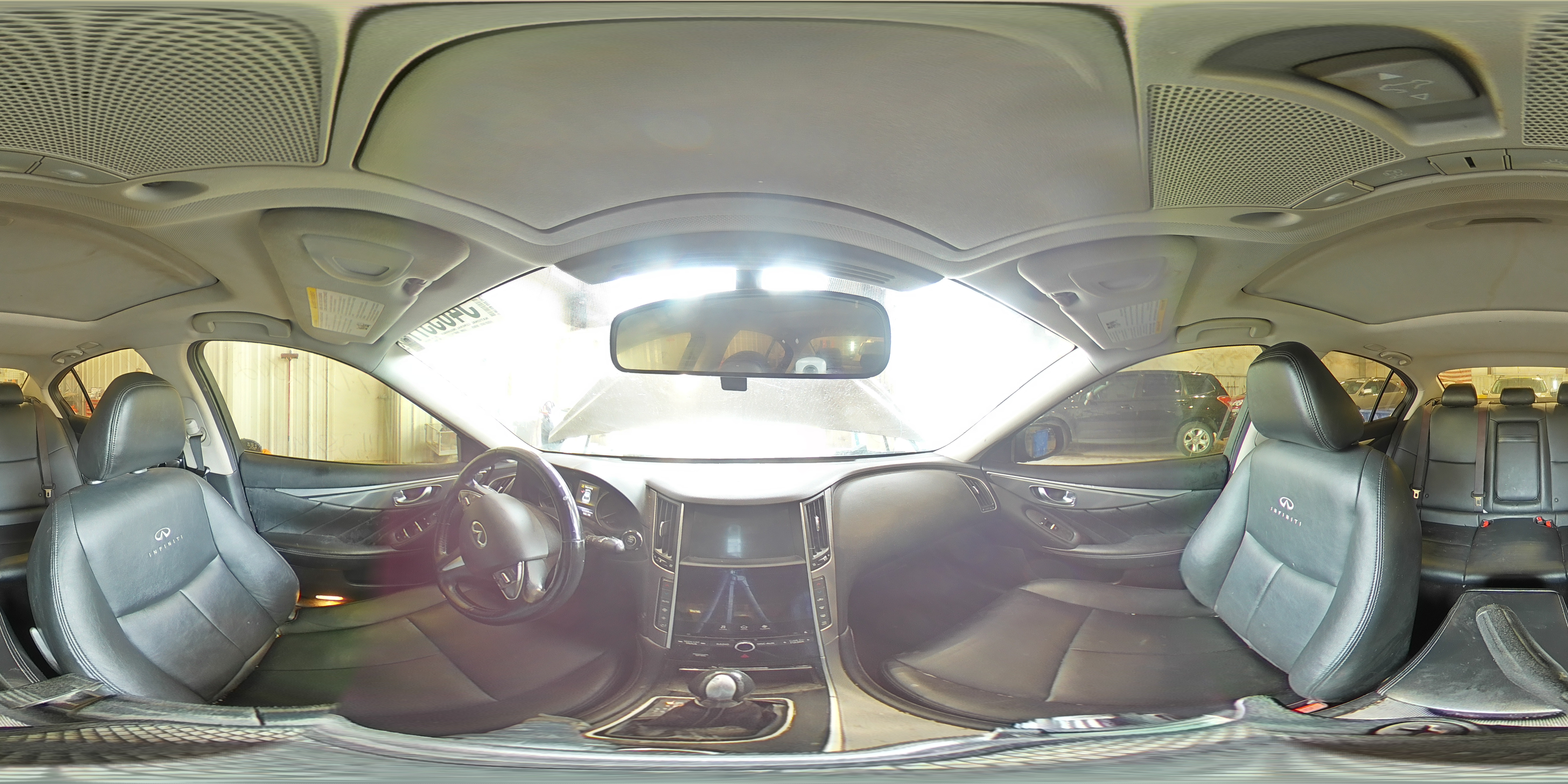 2014 Infiniti Q50 Base Серый vin: JN1BV7AR1EM706350