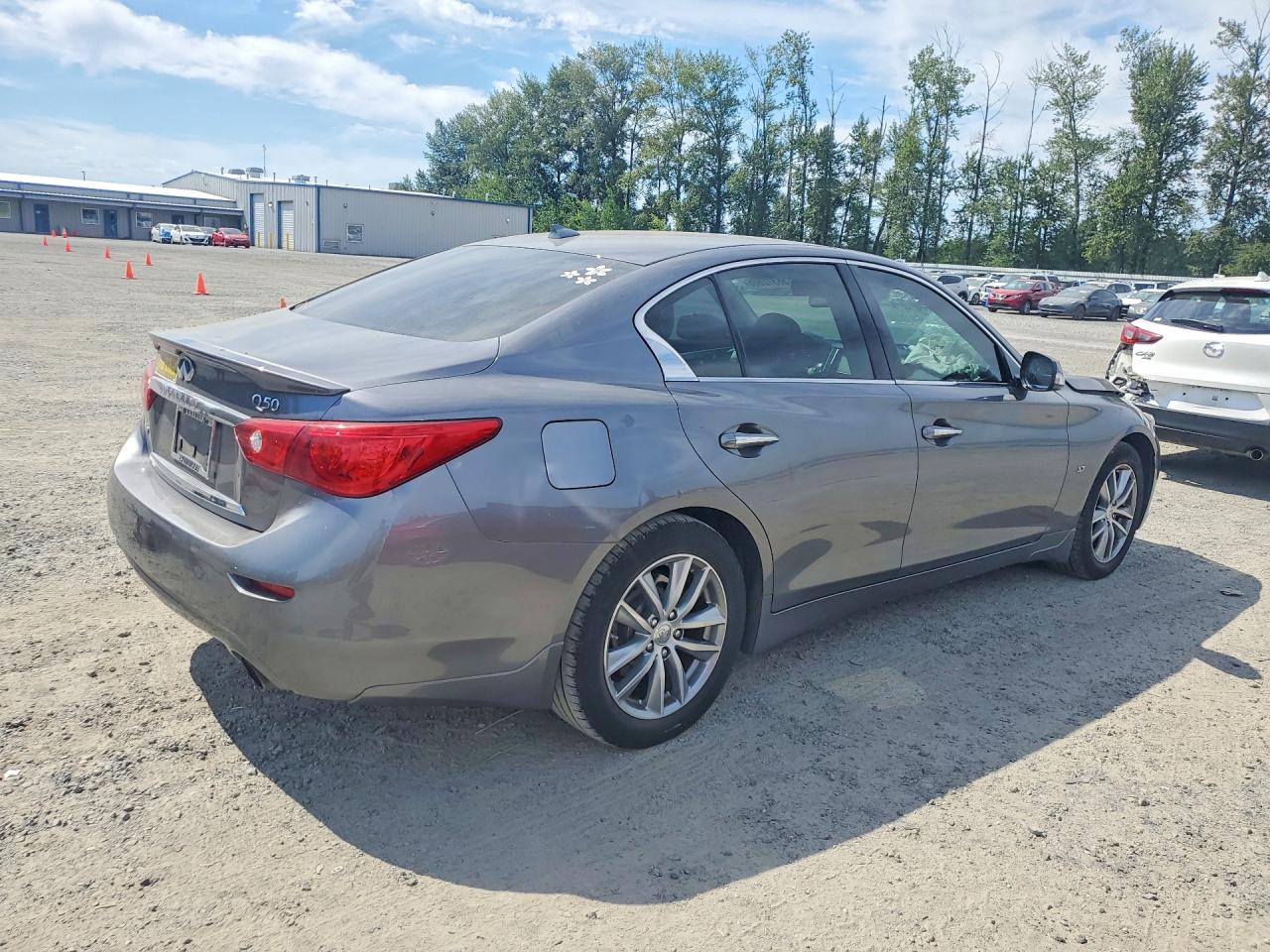 2015 Infiniti Q50 Premium Charcoal vin: JN1BV7AR1FM394175