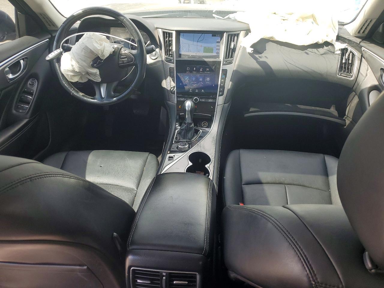 2015 Infiniti Q50 Premium Charcoal vin: JN1BV7AR1FM394175