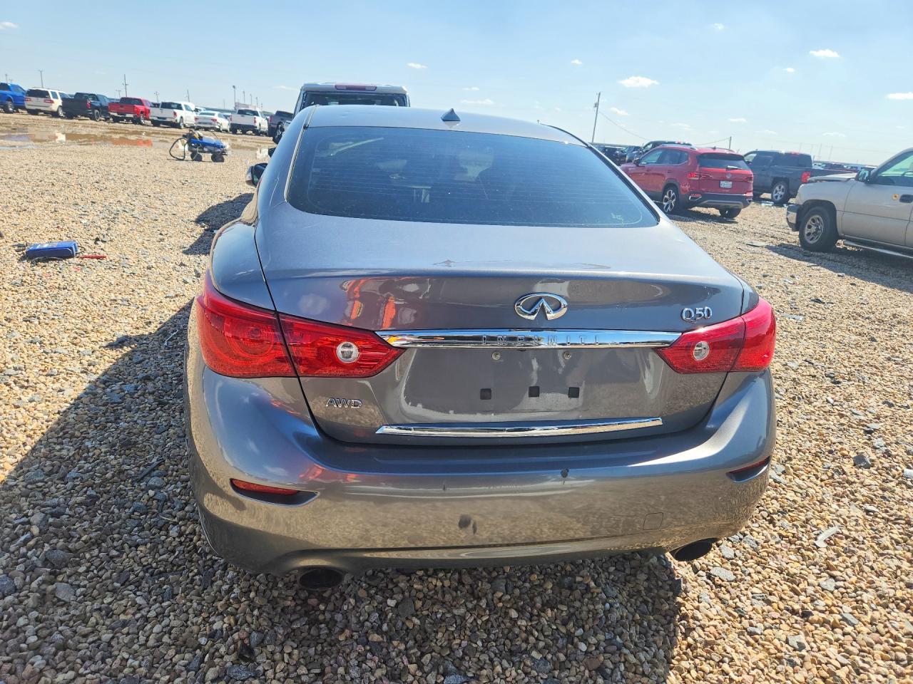 2015 Infiniti Q50 Premium Silver vin: JN1BV7AR1FM395813