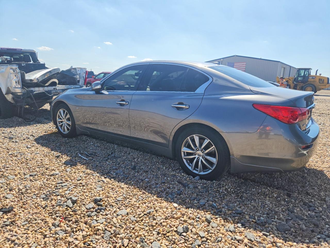 2015 Infiniti Q50 Premium Silver vin: JN1BV7AR1FM395813