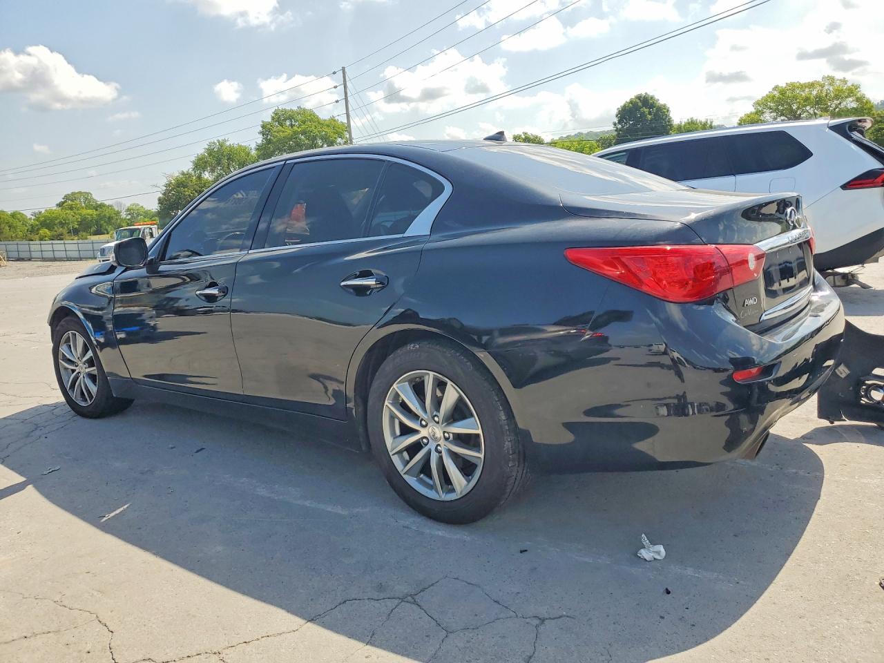 2015 Infiniti Q50 Base Black vin: JN1BV7AR1FM401772