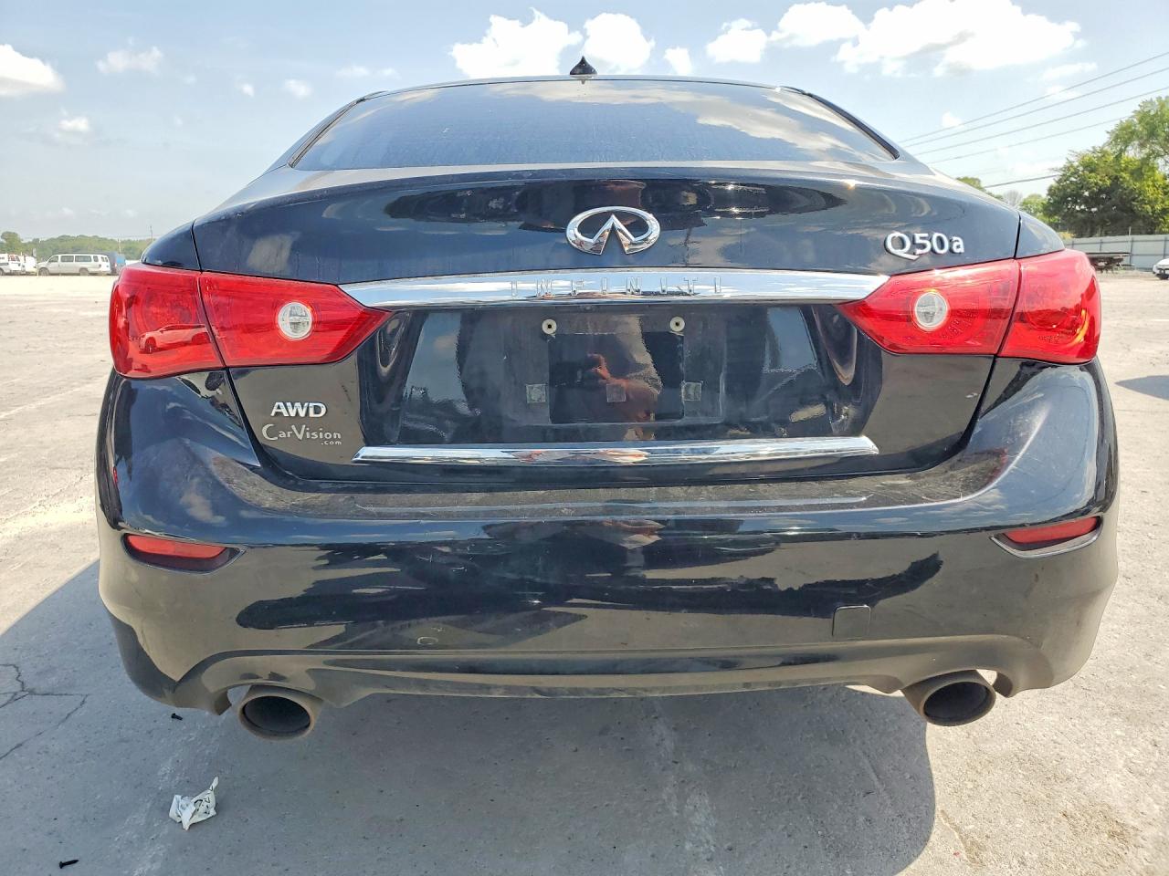 2015 Infiniti Q50 Base Black vin: JN1BV7AR1FM401772