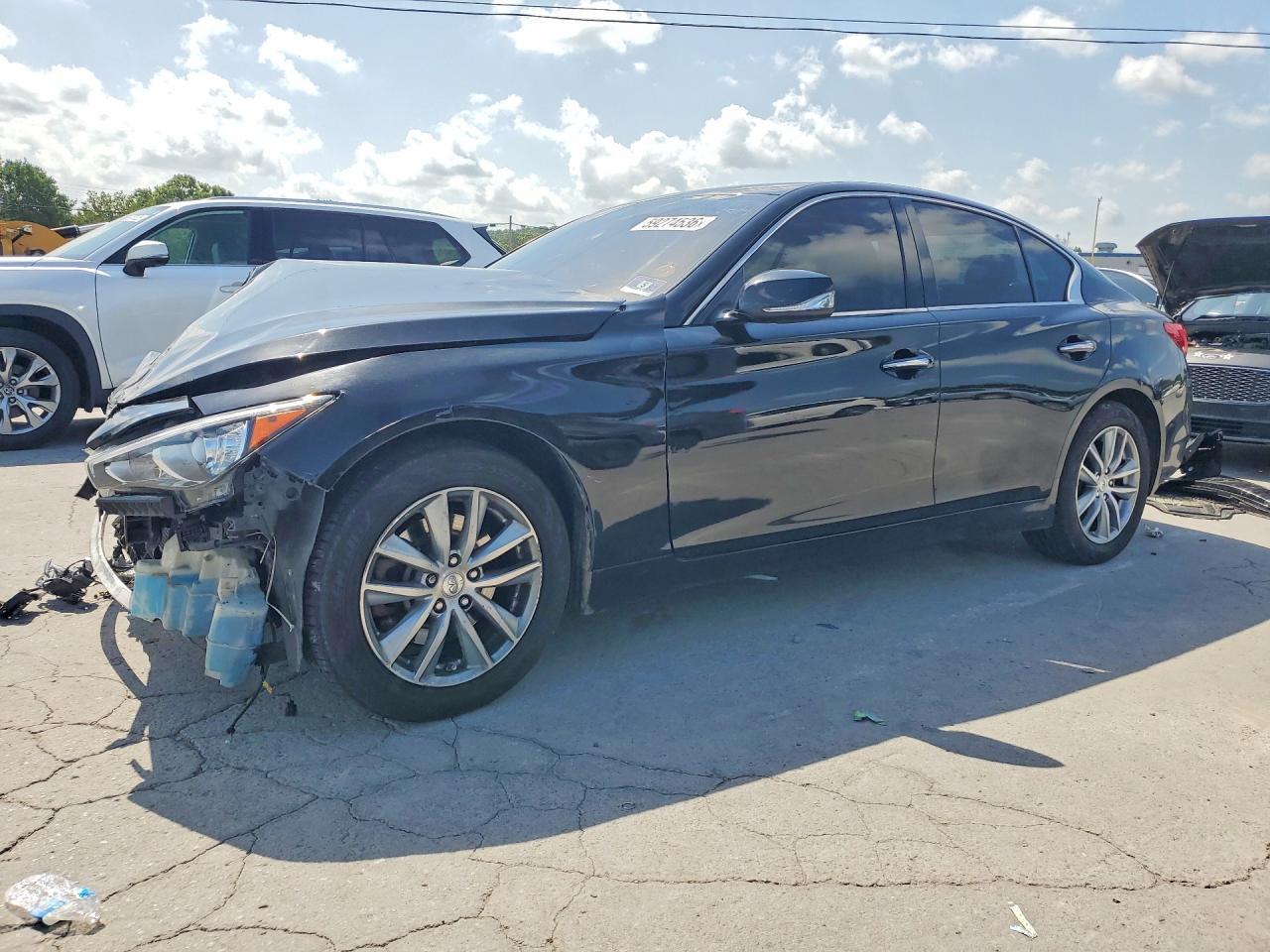 2015 Infiniti Q50 Base Black vin: JN1BV7AR1FM401772
