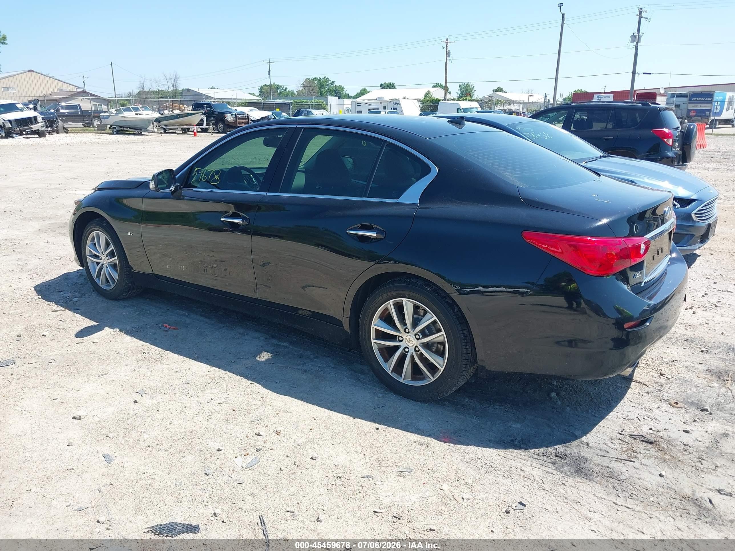 2015 Infiniti Q50 Premium Black vin: JN1BV7AR1FM401965