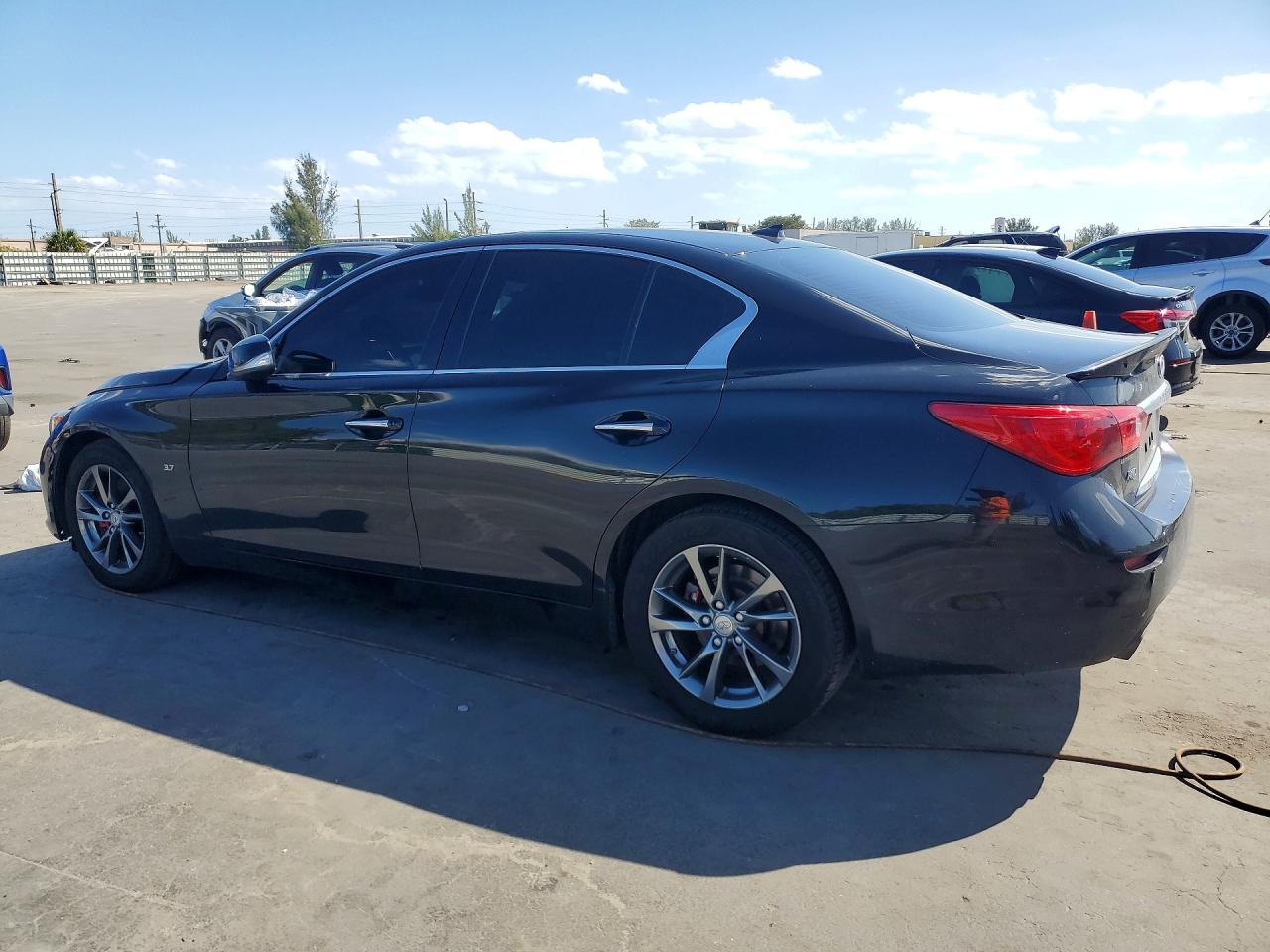2015 Infiniti Q50 Black vin: JN1BV7AR1FM402386