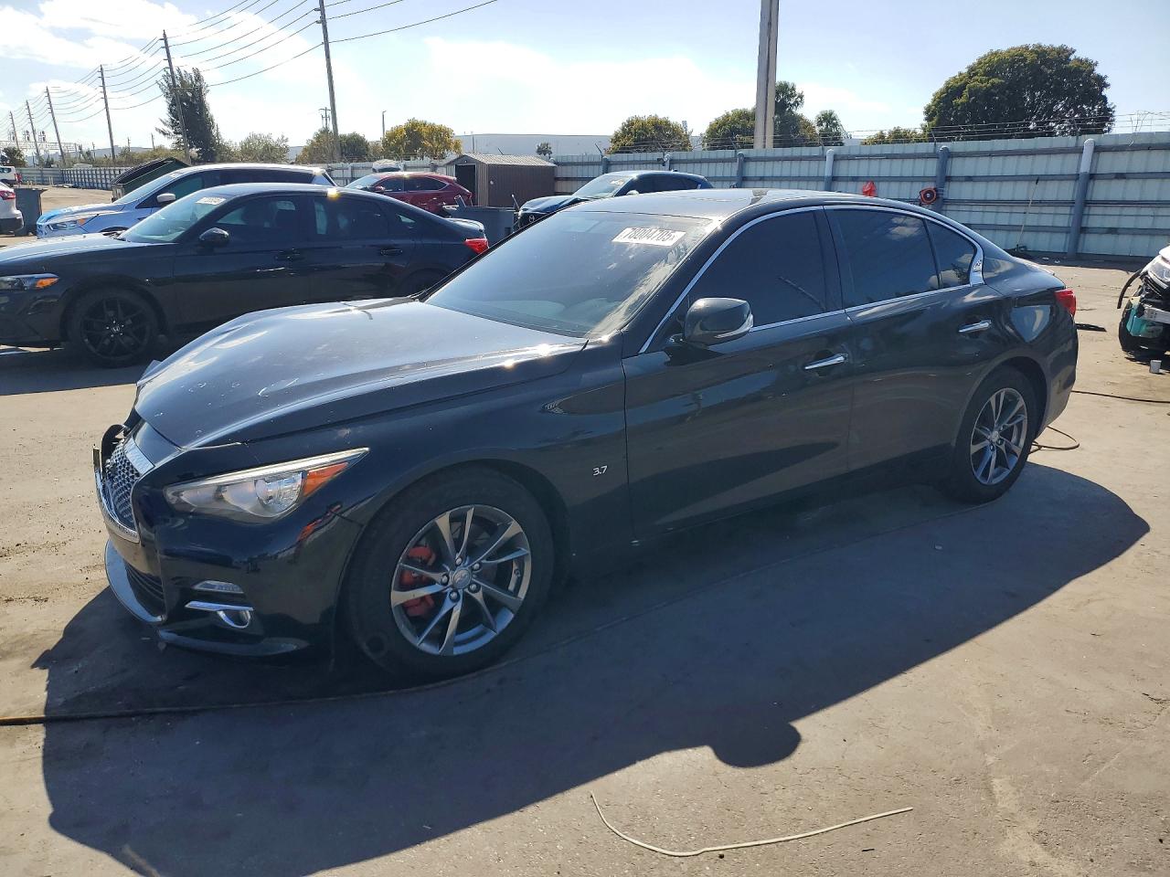 2015 Infiniti Q50 Black vin: JN1BV7AR1FM402386