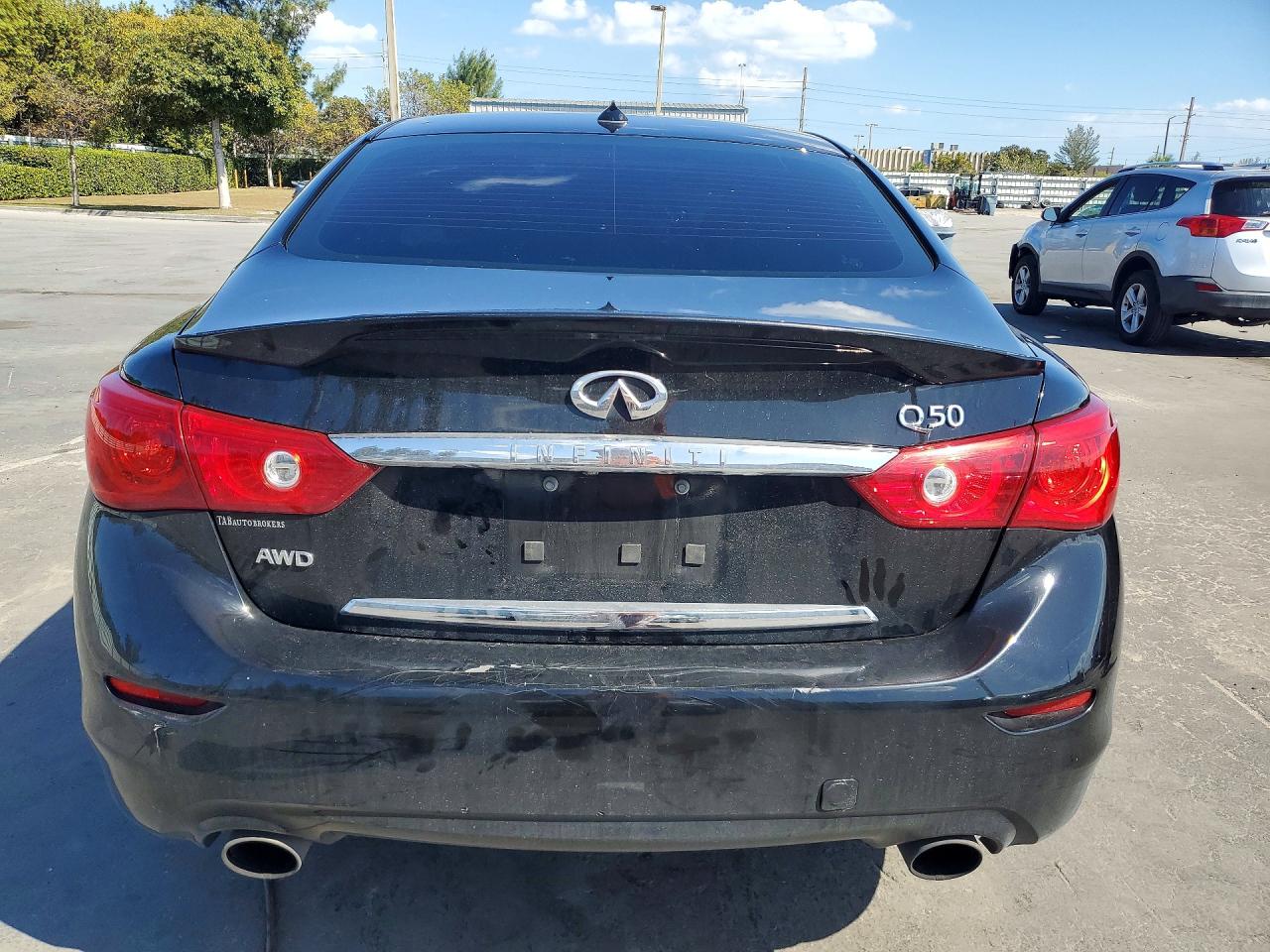 2015 Infiniti Q50 Black vin: JN1BV7AR1FM402386