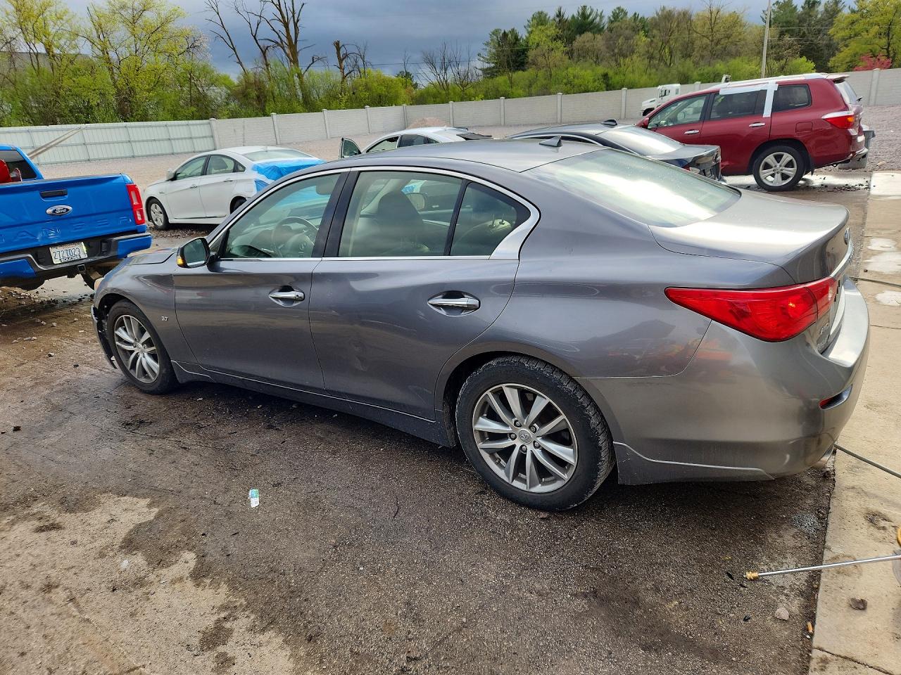 2015 Infiniti Q50 Premium Gray vin: JN1BV7AR1FM405899