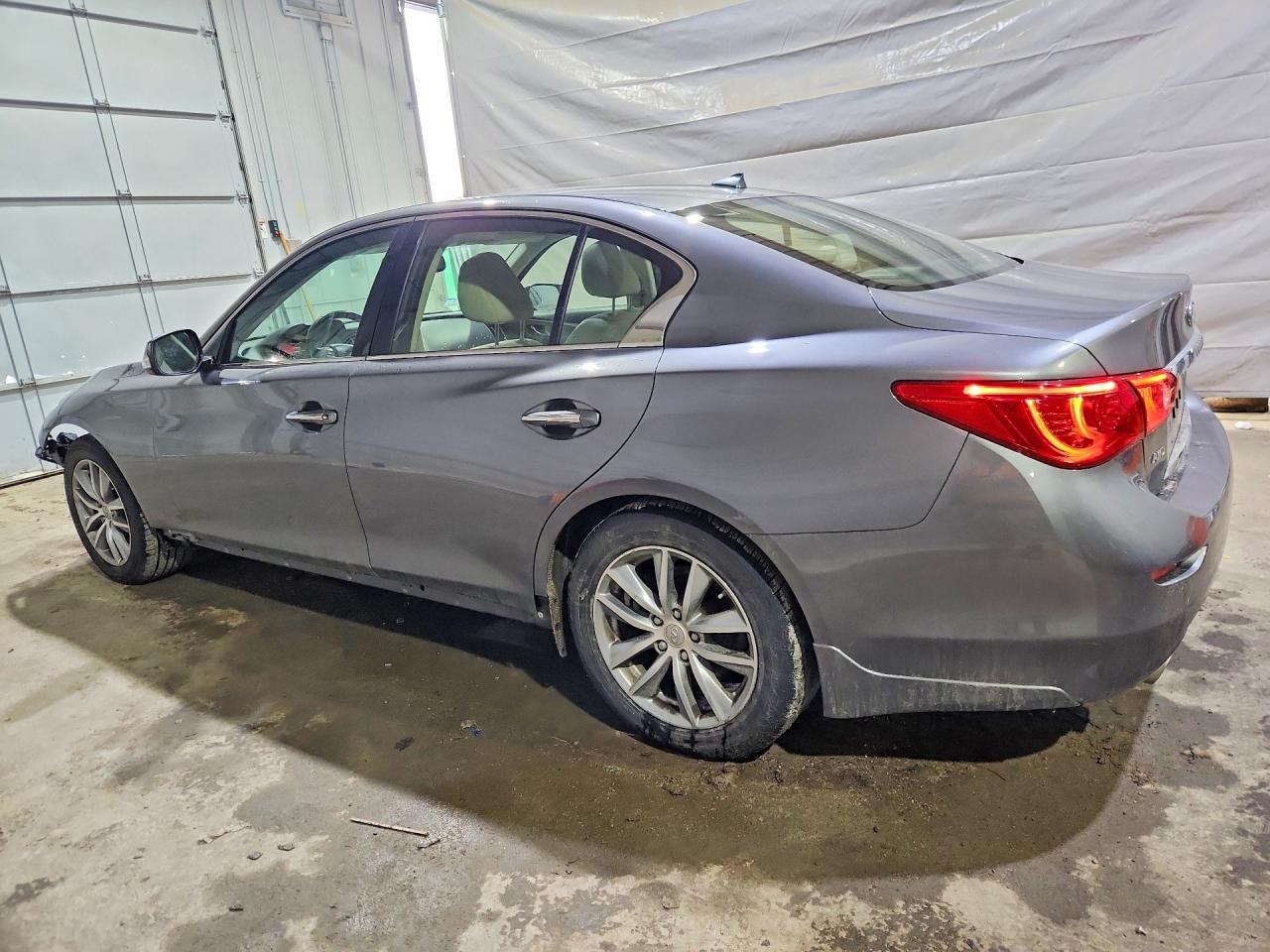 2015 Infiniti Q50 Premium Серый vin: JN1BV7AR1FM407006