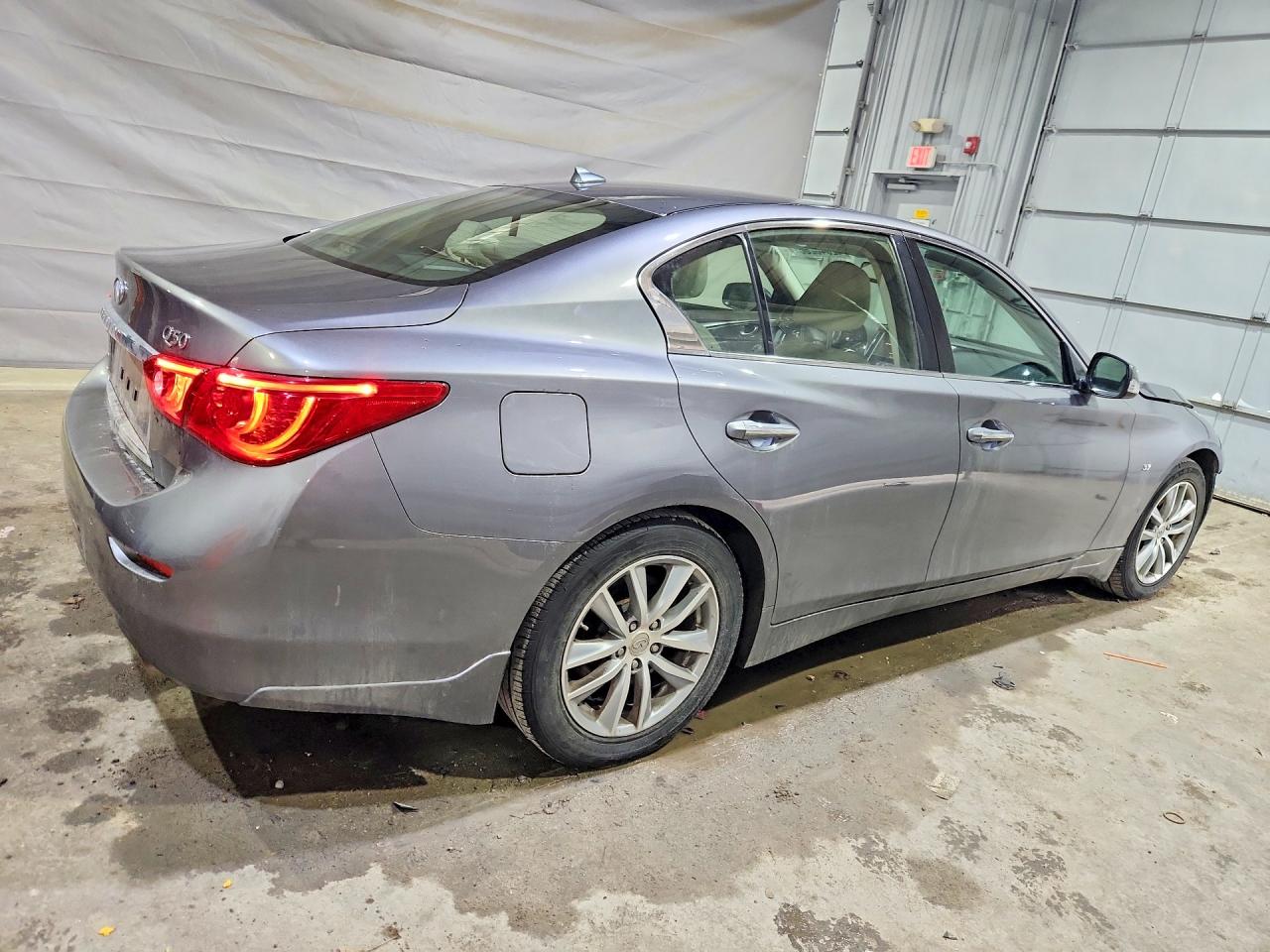 2015 Infiniti Q50 Premium Серый vin: JN1BV7AR1FM407006