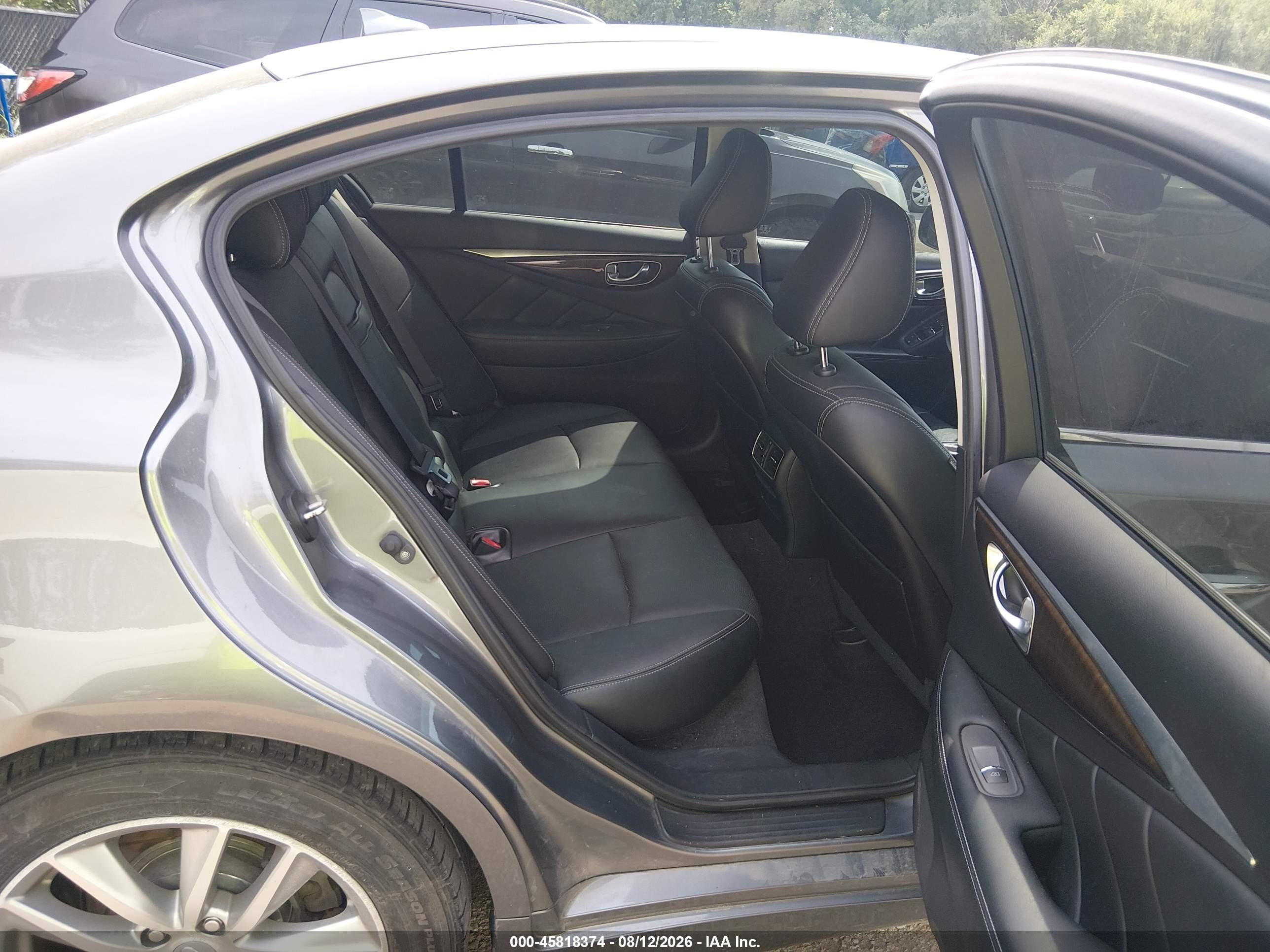 2015 Infiniti Q50 Premium Gray vin: JN1BV7AR1FM407765