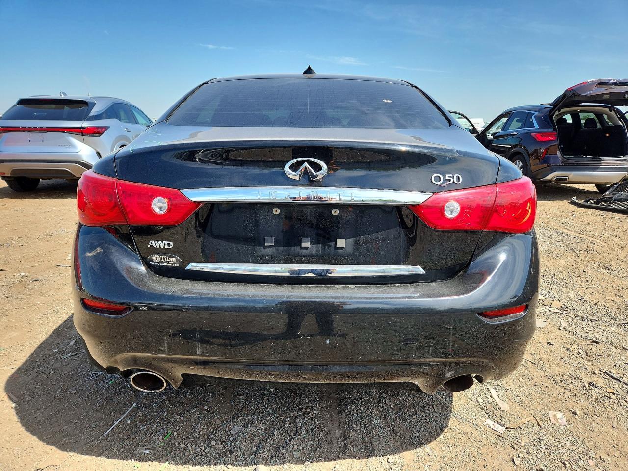 2015 Infiniti Q50 Premium Black vin: JN1BV7AR1FM408849